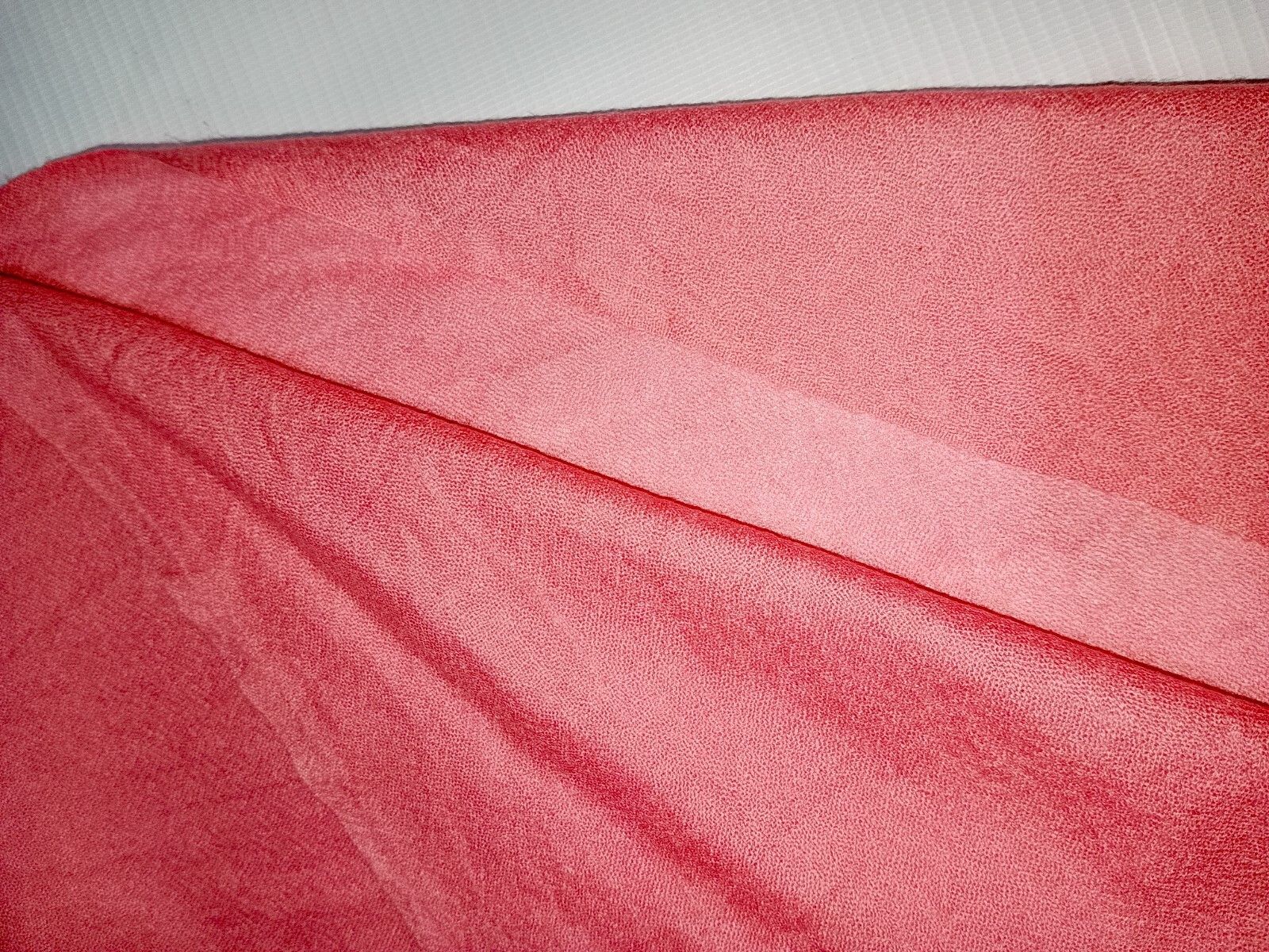 Givenchy GIVENCHY PARIS FRANCE Oversized Peach Vintage Cashmere Shawl Size ONE SIZE - 5 Thumbnail