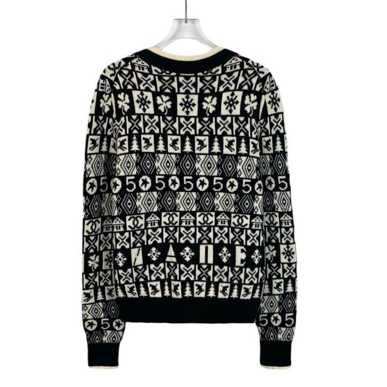 Chanel Chanel Snowflake Knit Cardigan Sweater -2505 Size US M / EU 48-50 / 2 - 2 Thumbnail