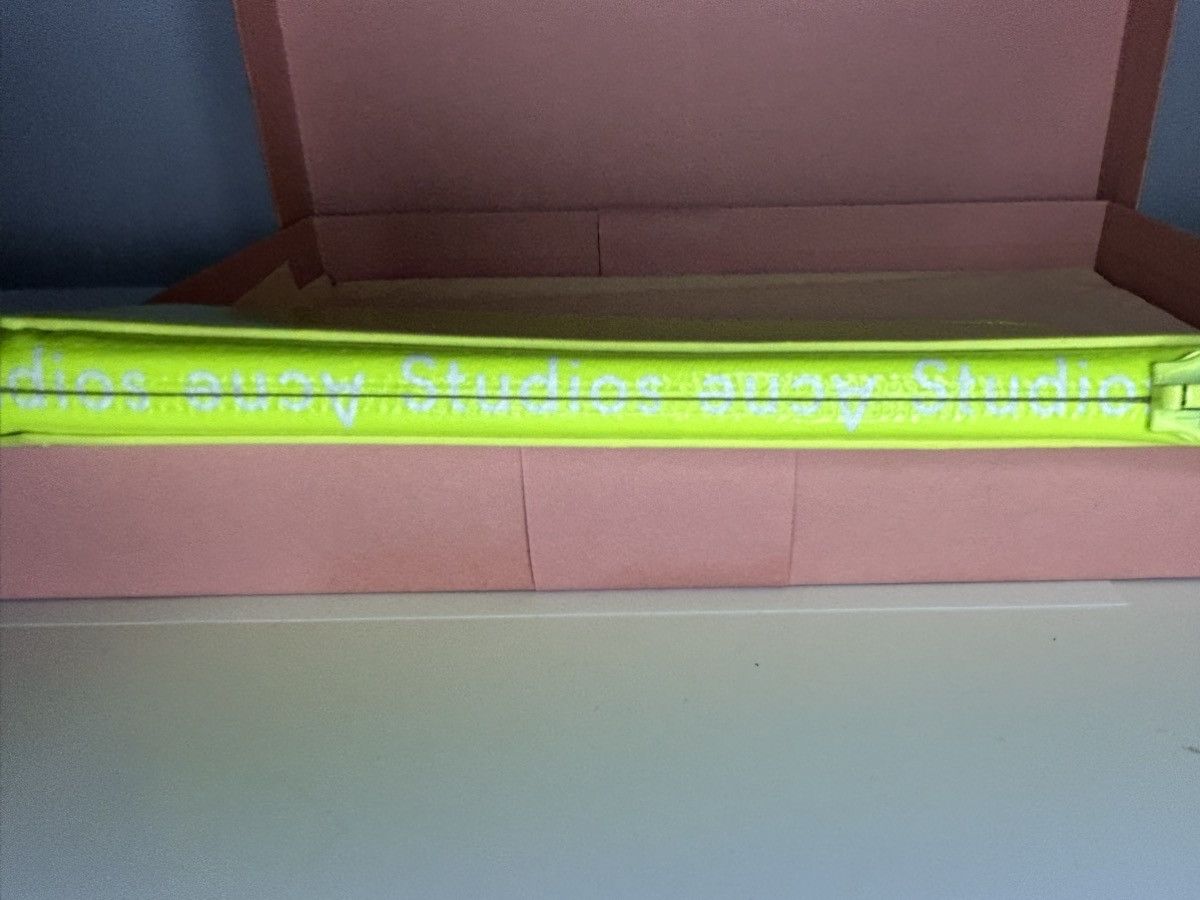 Acne Studios Neon yellow Acne clutch Size ONE SIZE - 2 Thumbnail