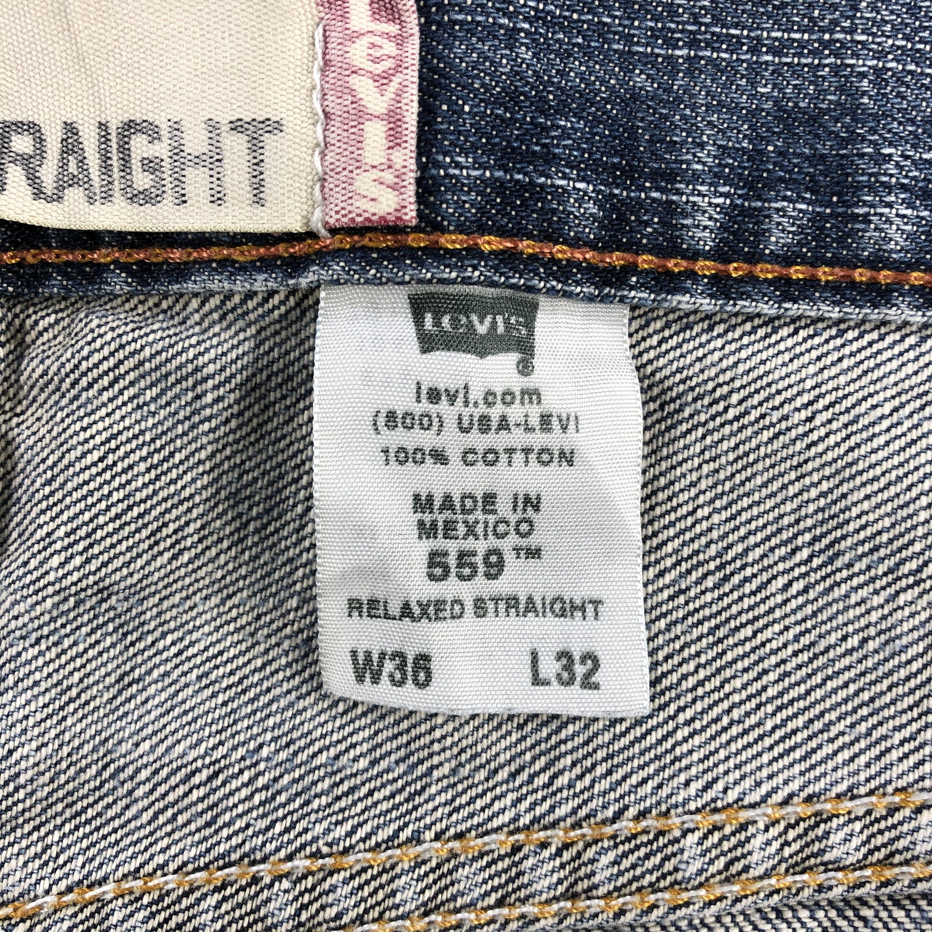 Levi's Vintage Levis 559 Earth Tone Jeans-J1595 Size US 38 / EU 54 - 13 Thumbnail