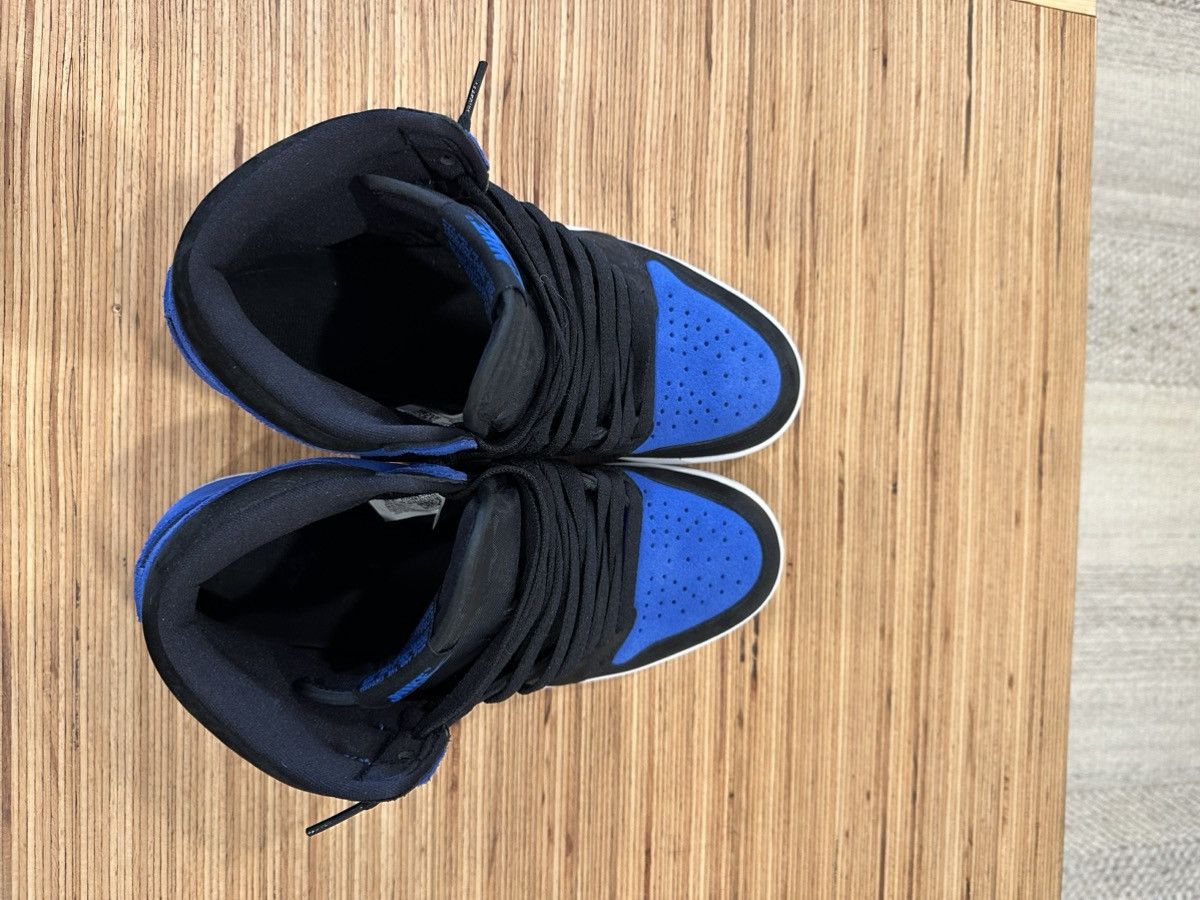 Jordan Brand Air Jordan 1 Retro high OG Black & Royal Blue Size US 9.5 / EU 42-43 - 7 Thumbnail