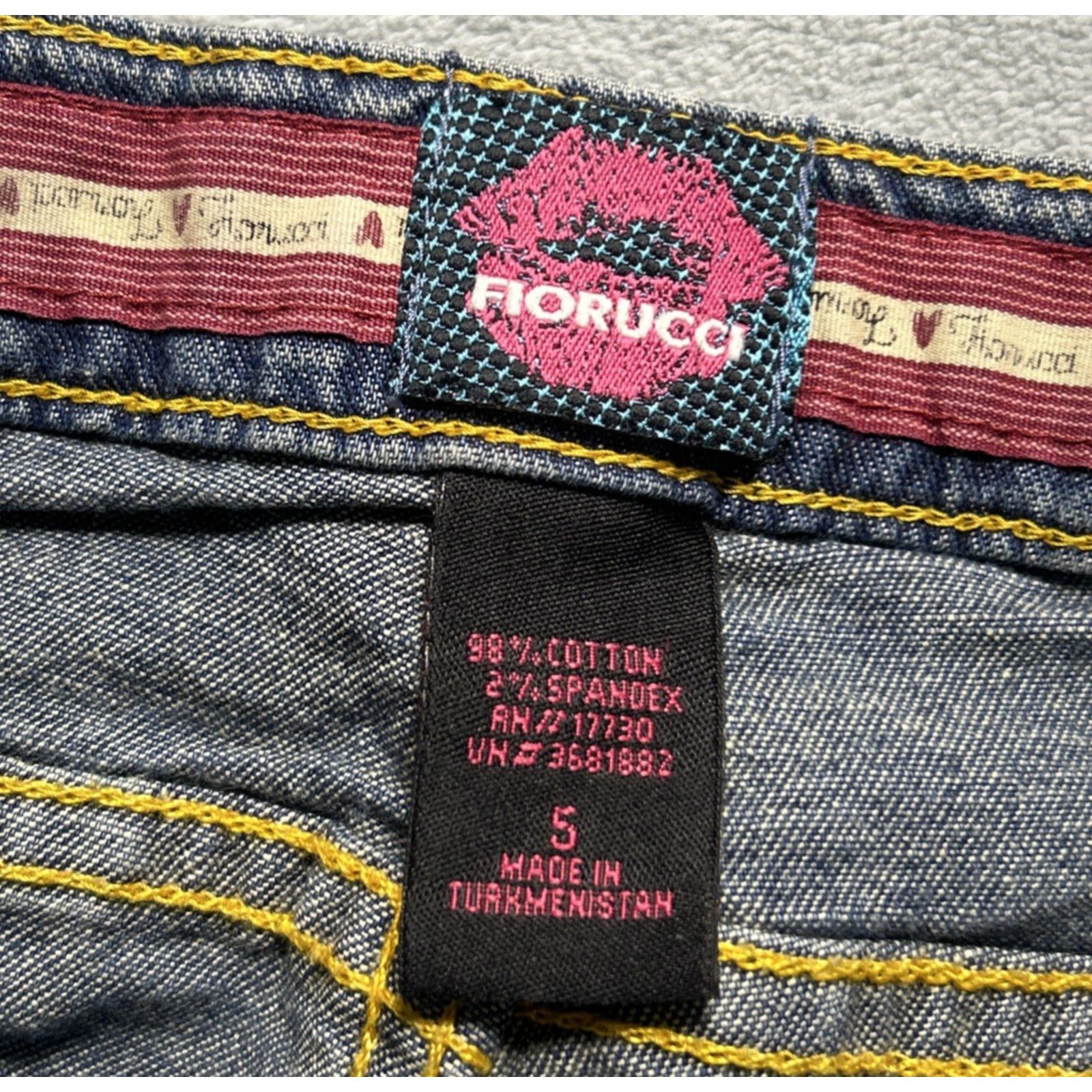 Fiorucci Y2k 2000s Beyond Baggy Cargo Pants Womens 5 30x32 Flare Dojo Size 27" / US 4 / IT 40 - 2 Thumbnail