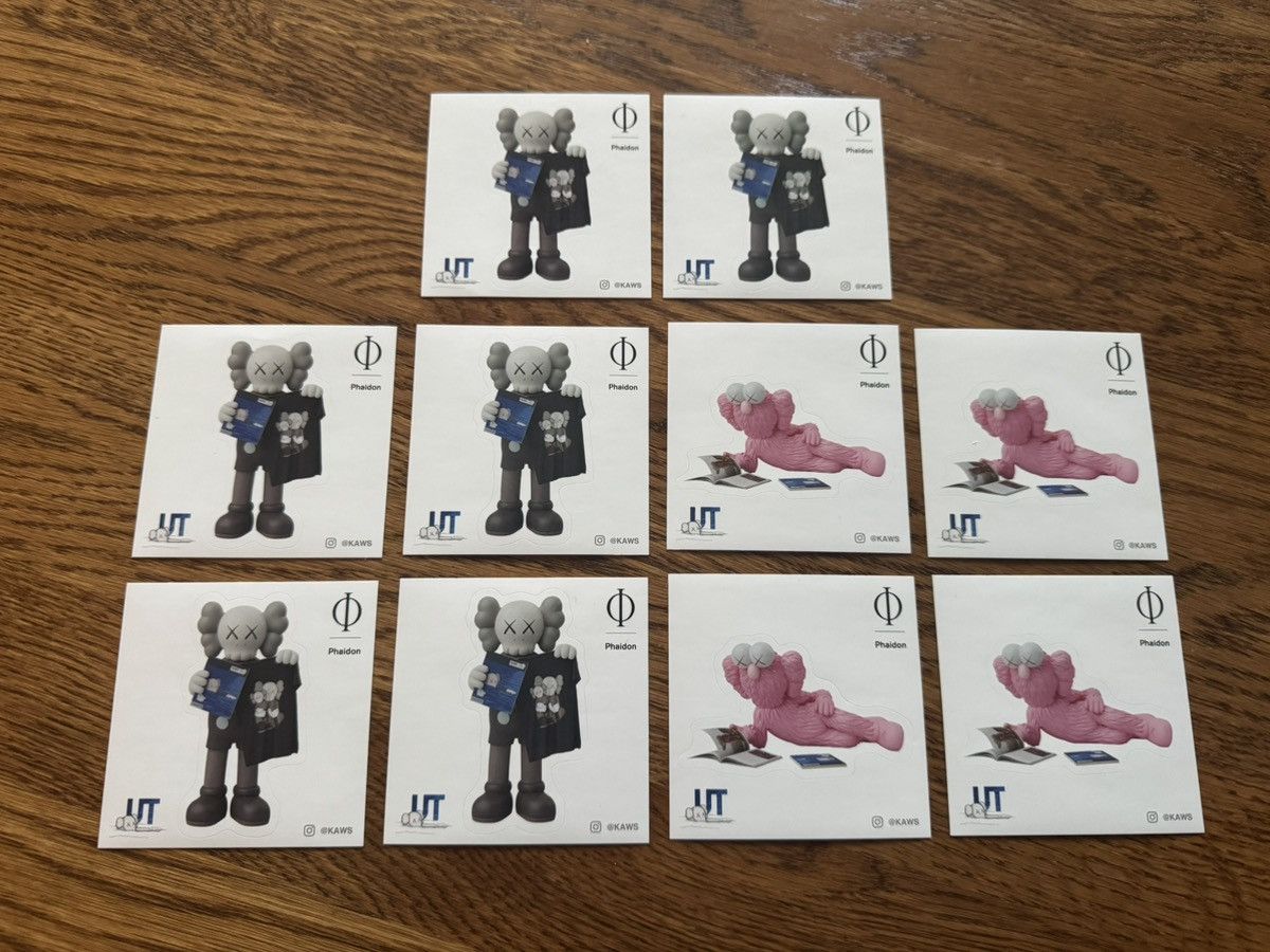 Kaws × Uniqlo 10 HIGH QUALITY Kaws Stickers Phaidon x Uniqlo Book LIMITED Size ONE SIZE - 1 Thumbnail