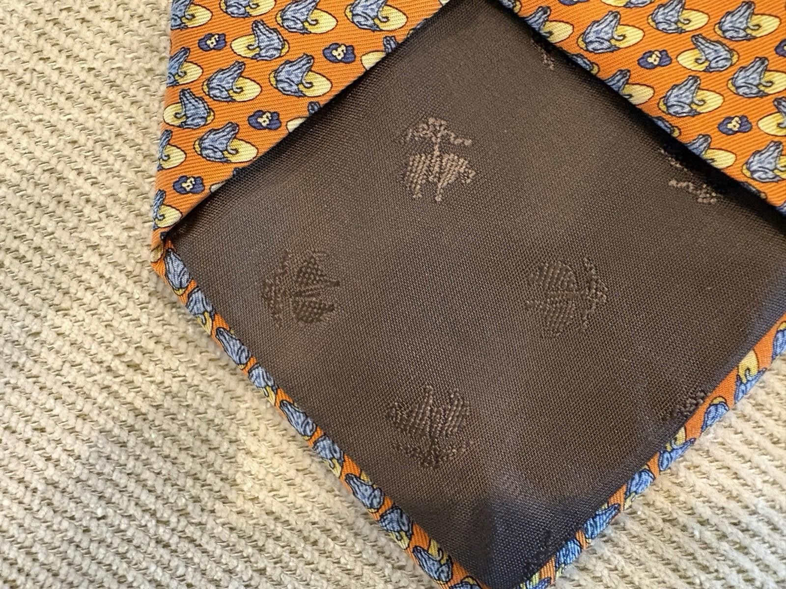 Brooks Brothers Lot of 2 100% Silk Brooks Brothers Made in USA Animal Prints Size ONE SIZE - 8 Thumbnail