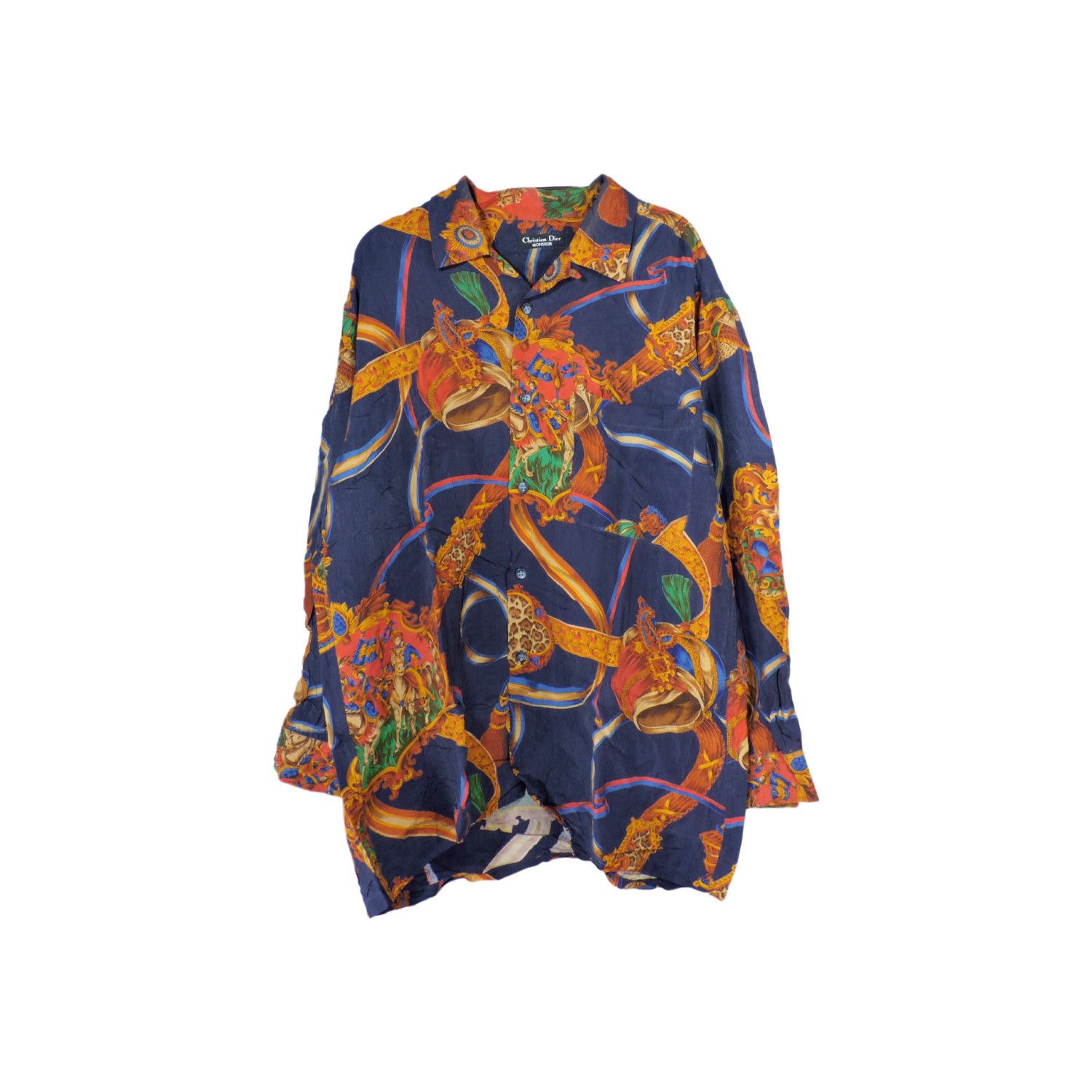 Christian Dior Monsieur CHRISTIAN DIOR MONSIEUR BAROQUE CUPRO LONG SLEEVE SHIRT Size US L / EU 52-54 / 3 - 1 Thumbnail