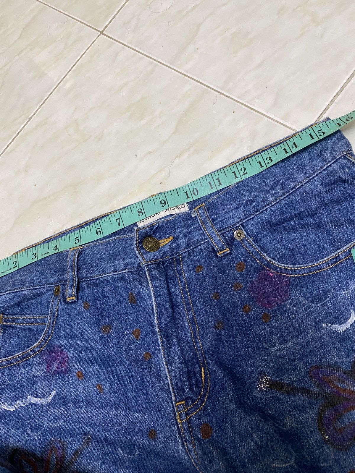 Issey Miyake Tsumori Chisato Denim Jeans Size US 31 - 7 Thumbnail