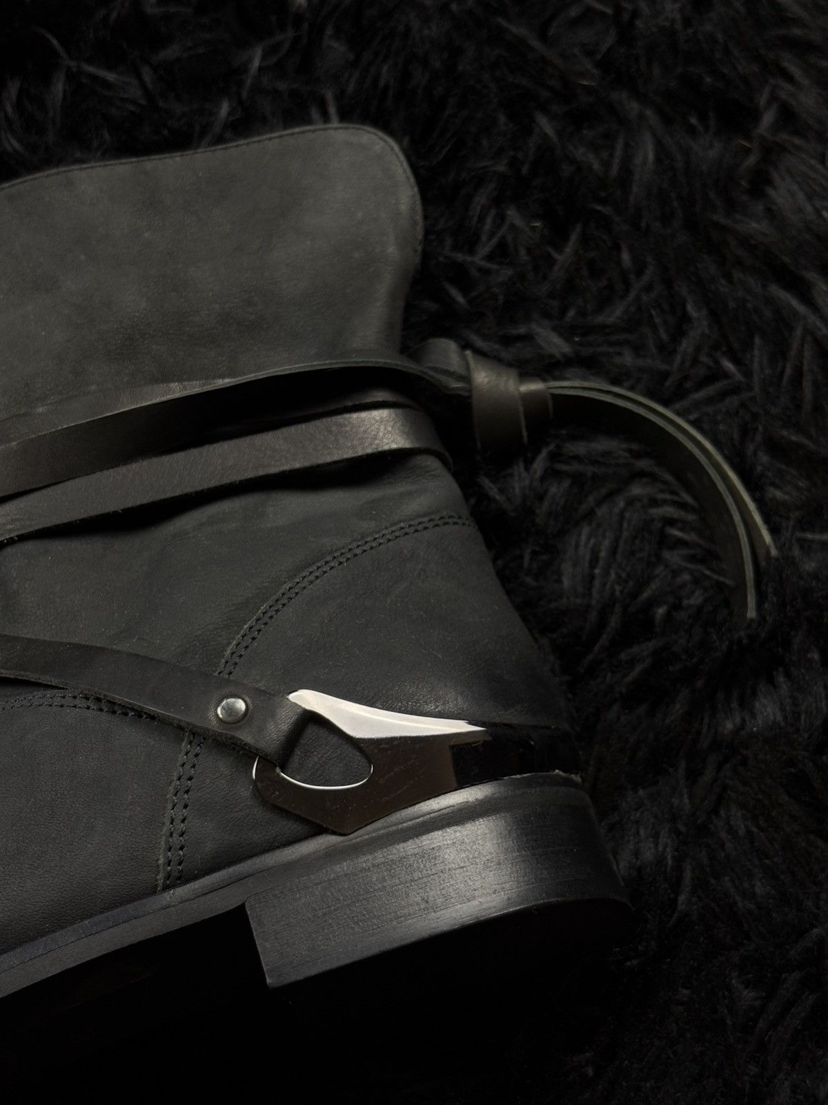 Hedi Slimane Hedi Slimane Style Avant Garde Archive Ankle Leather Boots Size US 7 / EU 40 - 3 Thumbnail