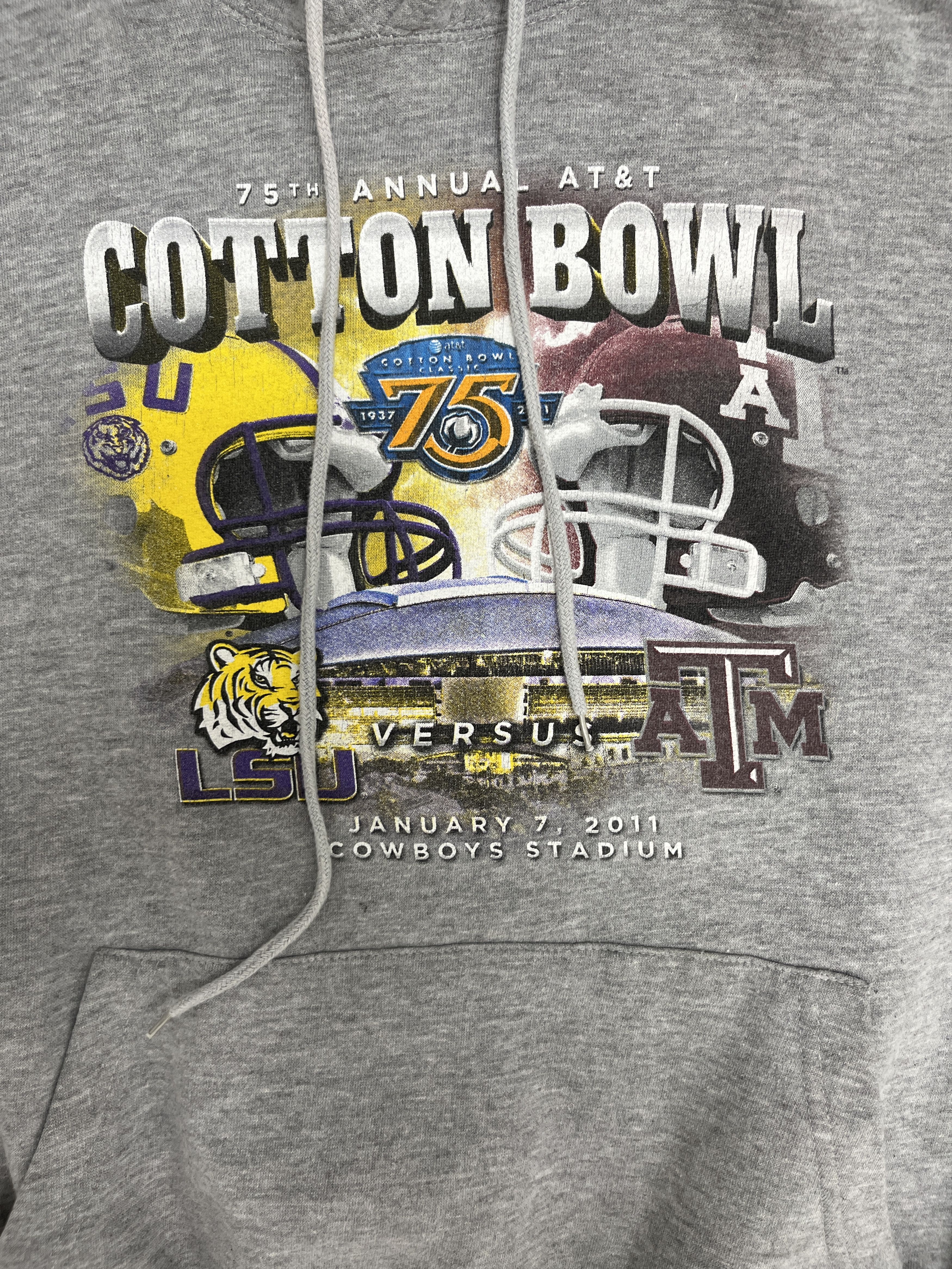 Vintage LSU Tigers vs. Texas A&M Aggies Cotton Bowl Vintage Hoodie Size US L / EU 52-54 / 3 - 2 Thumbnail