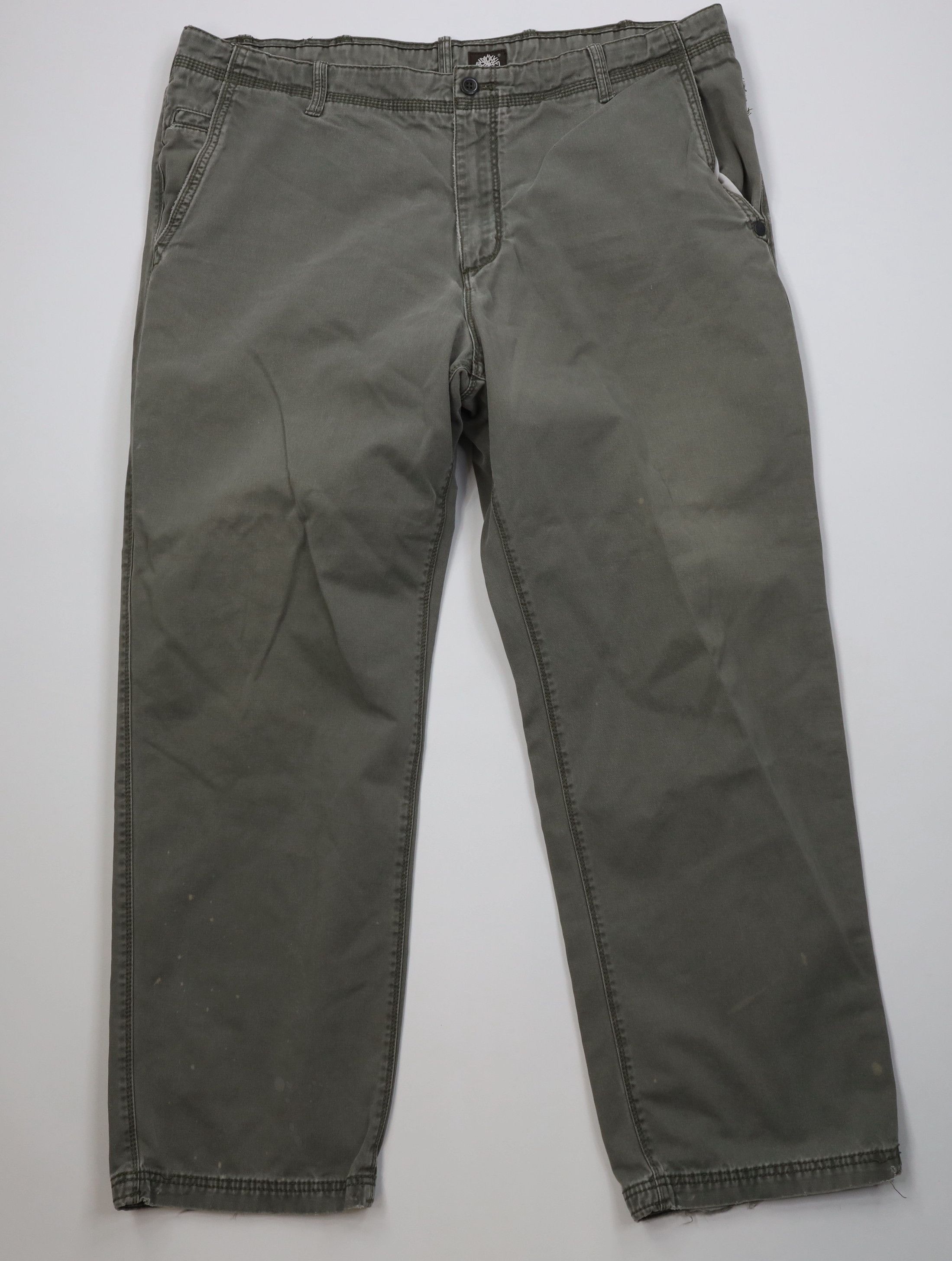 Timberland Vintage 90s Y2K Timberland Baggy Wide Leg Pants Green Size US 42 / EU 58 - 1 Thumbnail