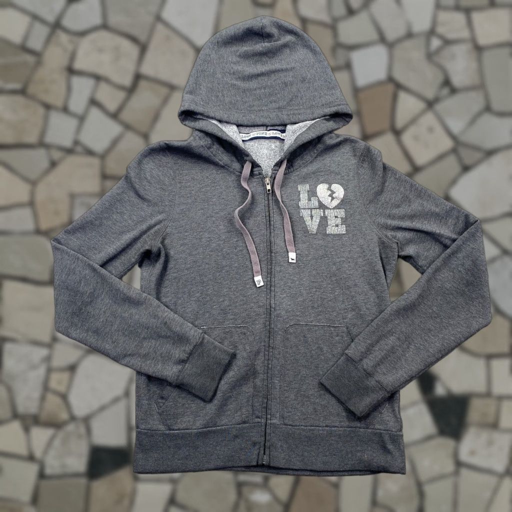 Pull à Capuche Victoria's Secret Gris - Taille XS - Occasion Très Bon état
