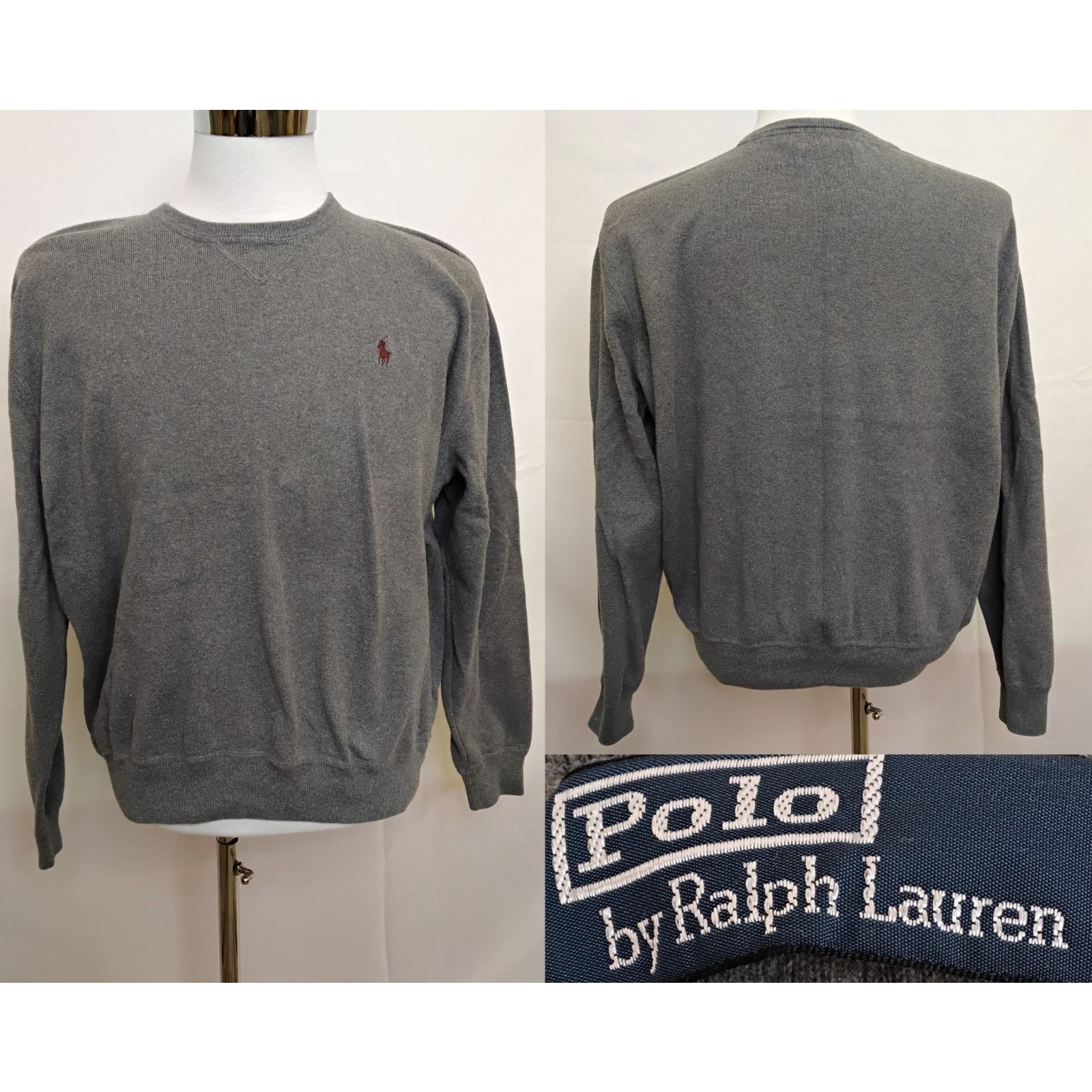 Polo Ralph Lauren Polo Ralph Lauren Sweatshirt Men's XL Gray Reverse Weave Size US XL / EU 56 / 4 - 1 Thumbnail