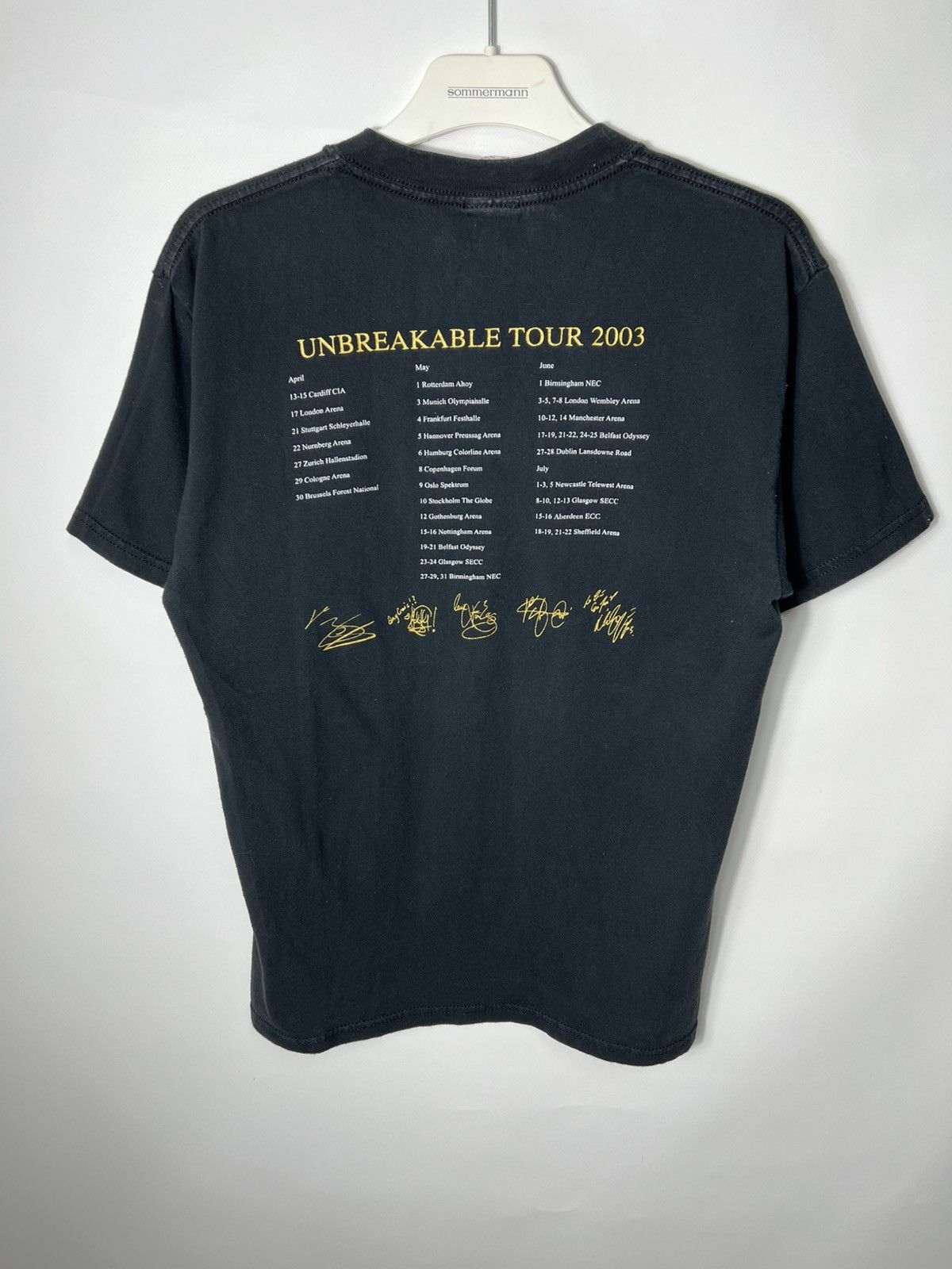 Band Tees Vintage 2003 Westlife Unbreakable Tour Irish Pop T-shirt Size US M / EU 48-50 / 2 - 3 Thumbnail