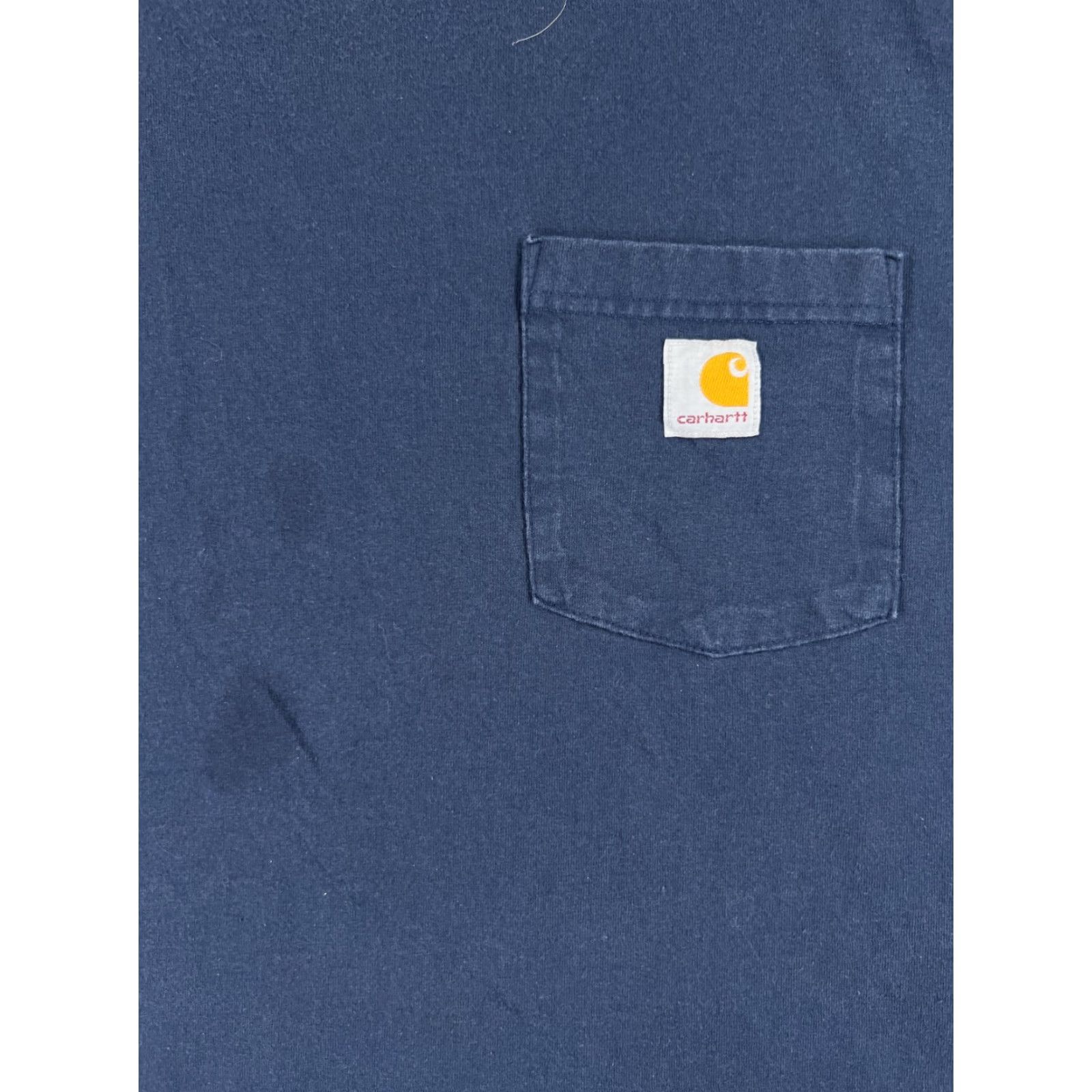 Carhartt VINTAGE Carhartt Shirt Men 2XL Blue Short Sleeve Crew Neck Cotton Jersey with Pocket Workwear 90s Mens 2XL Size US XXL / EU 58 / 5 - 6 Thumbnail