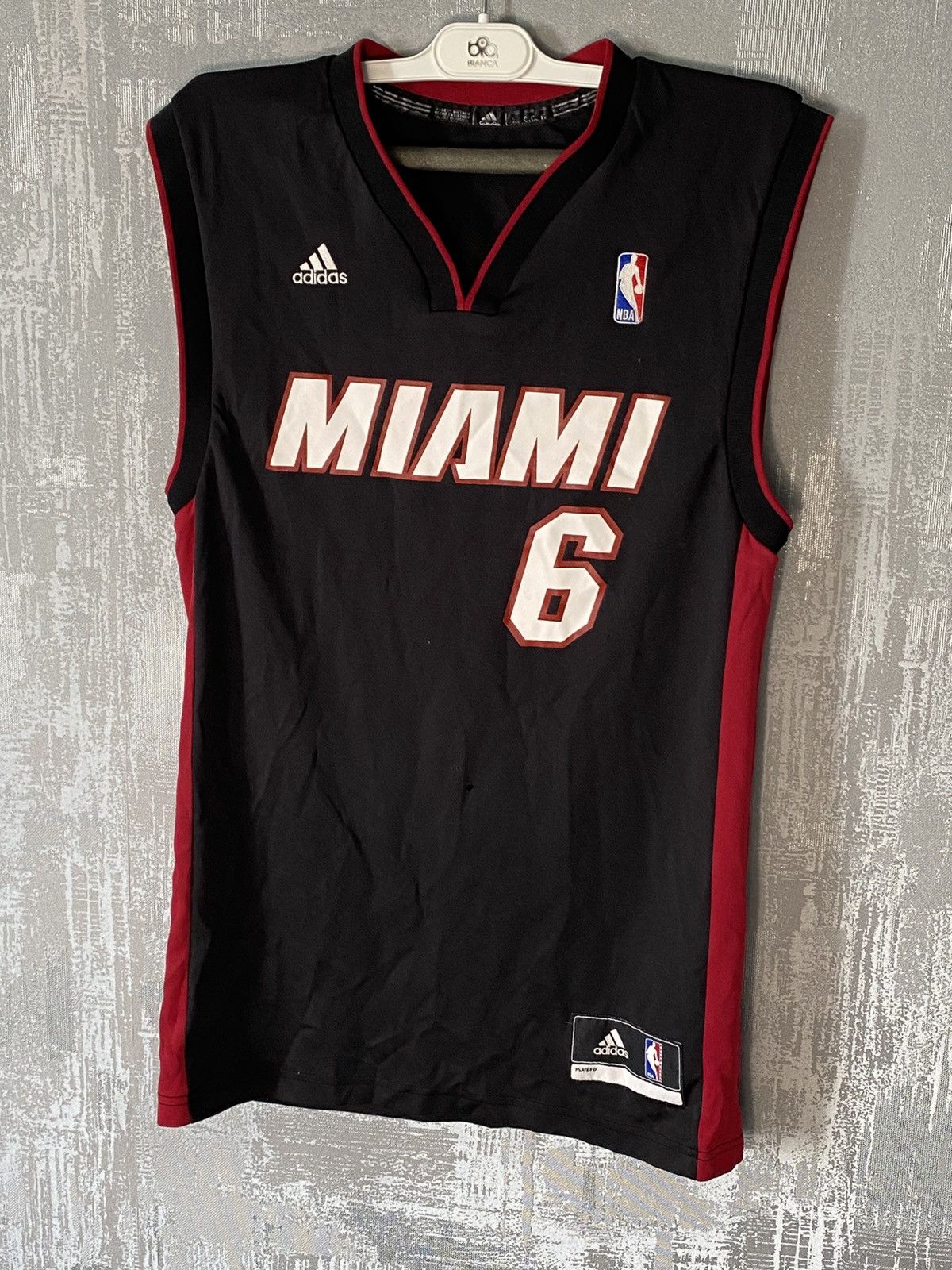 Adidas × NBA Vintage NBA Miami Heat Jersey #6 LeBron James Size XC-S Size US XS / EU 42 / 0 - 1 Thumbnail