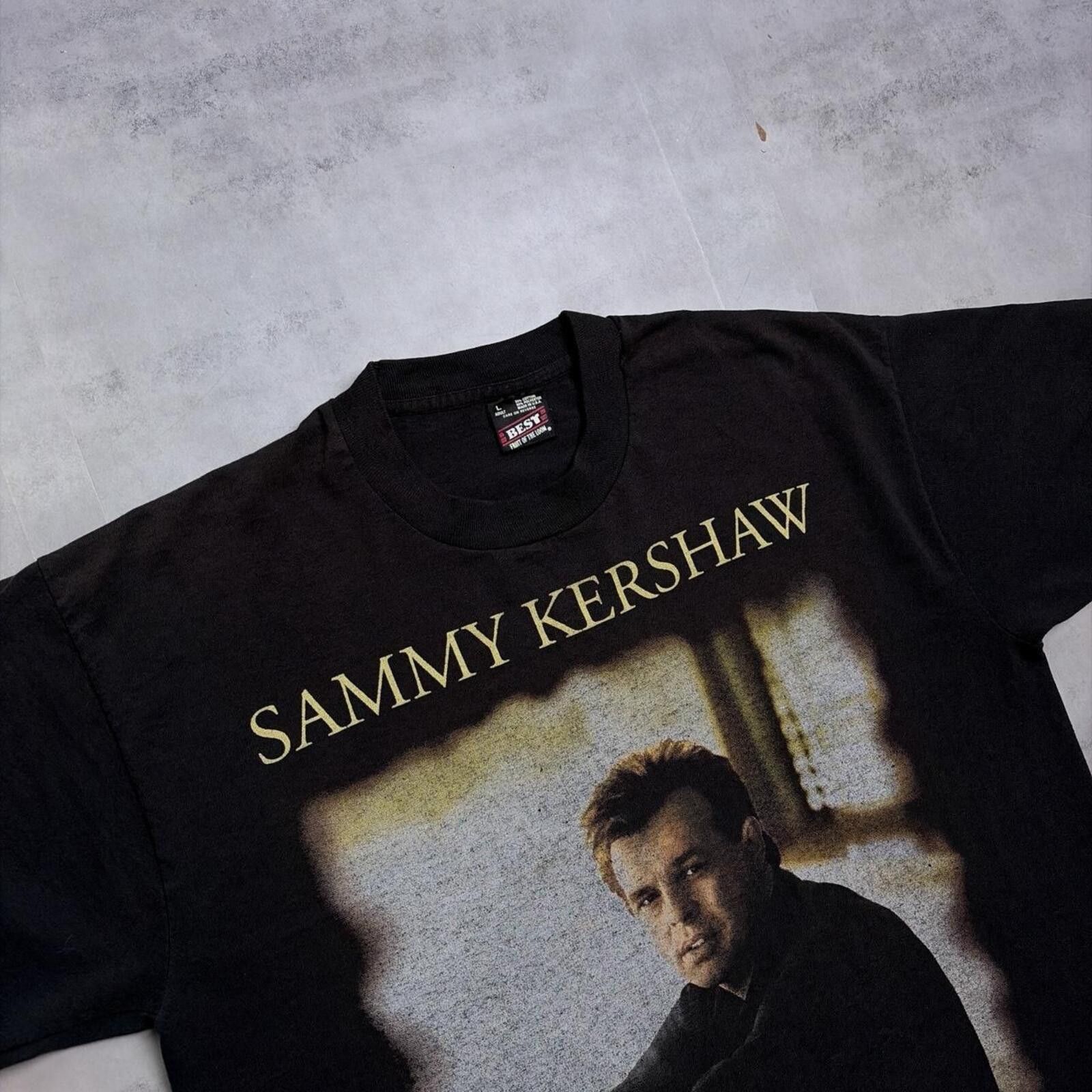 Fruit Of The Loom Vintage Sammy Kershaw Feeling Good Train Country T-Shirt Size US L / EU 52-54 / 3 - 7 Thumbnail
