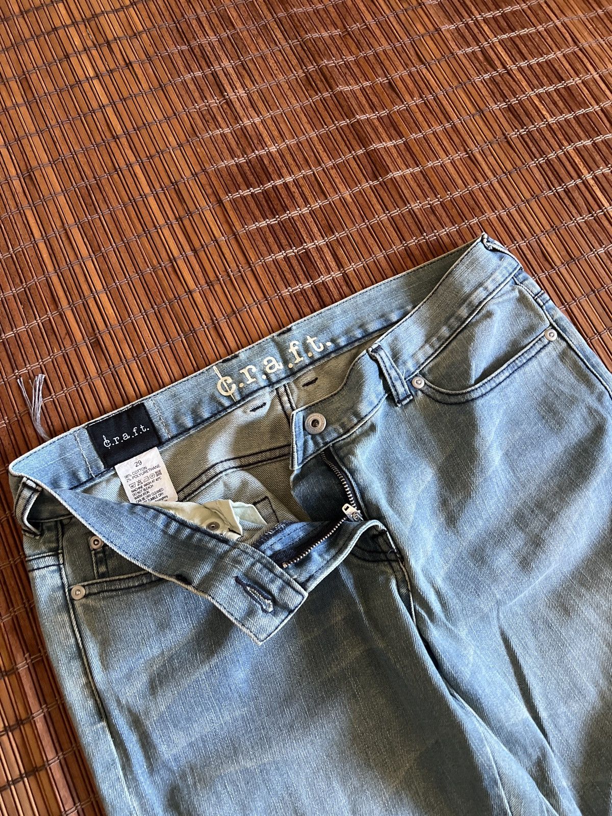Other C.R.A.F.T JEANS Women’s skinny motorcycle denim Size 29" - 8 Thumbnail