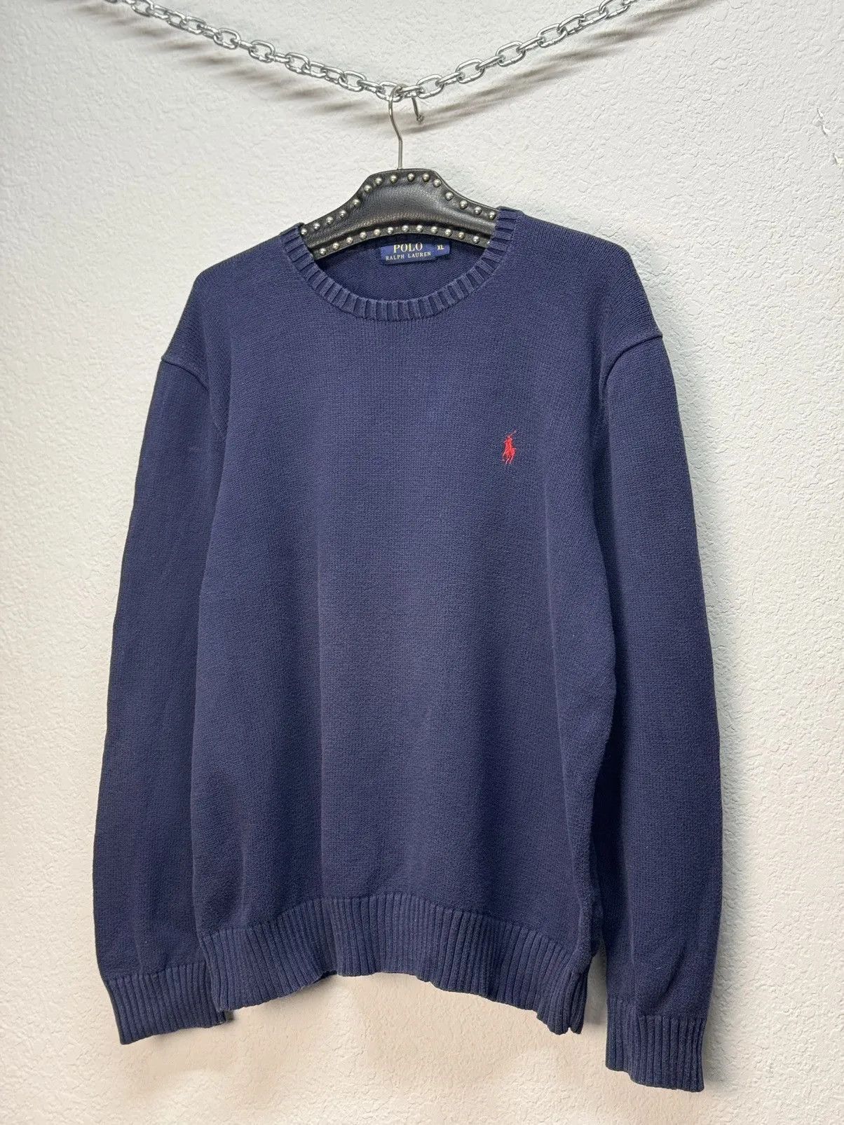 Polo Ralph Lauren × Ralph Lauren Polo Ralph Lauren Knitted Usa Sweater Y2K Japanese Style Size US XL / EU 56 / 4 - 4 Thumbnail