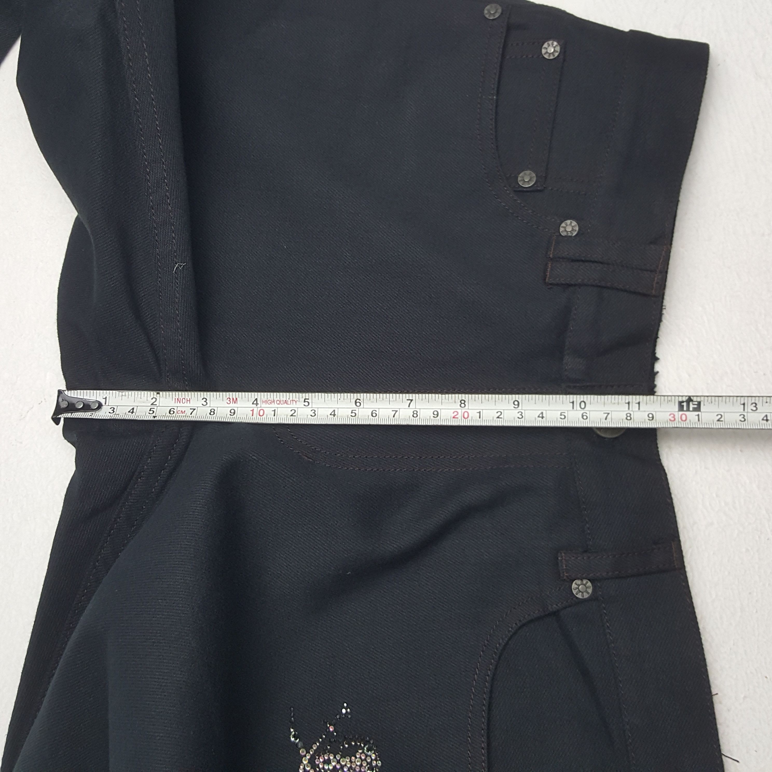 Vintage Vintage Abordage Skull Streetwear Black Jeans Size US 30 / EU 46 - 8 Thumbnail