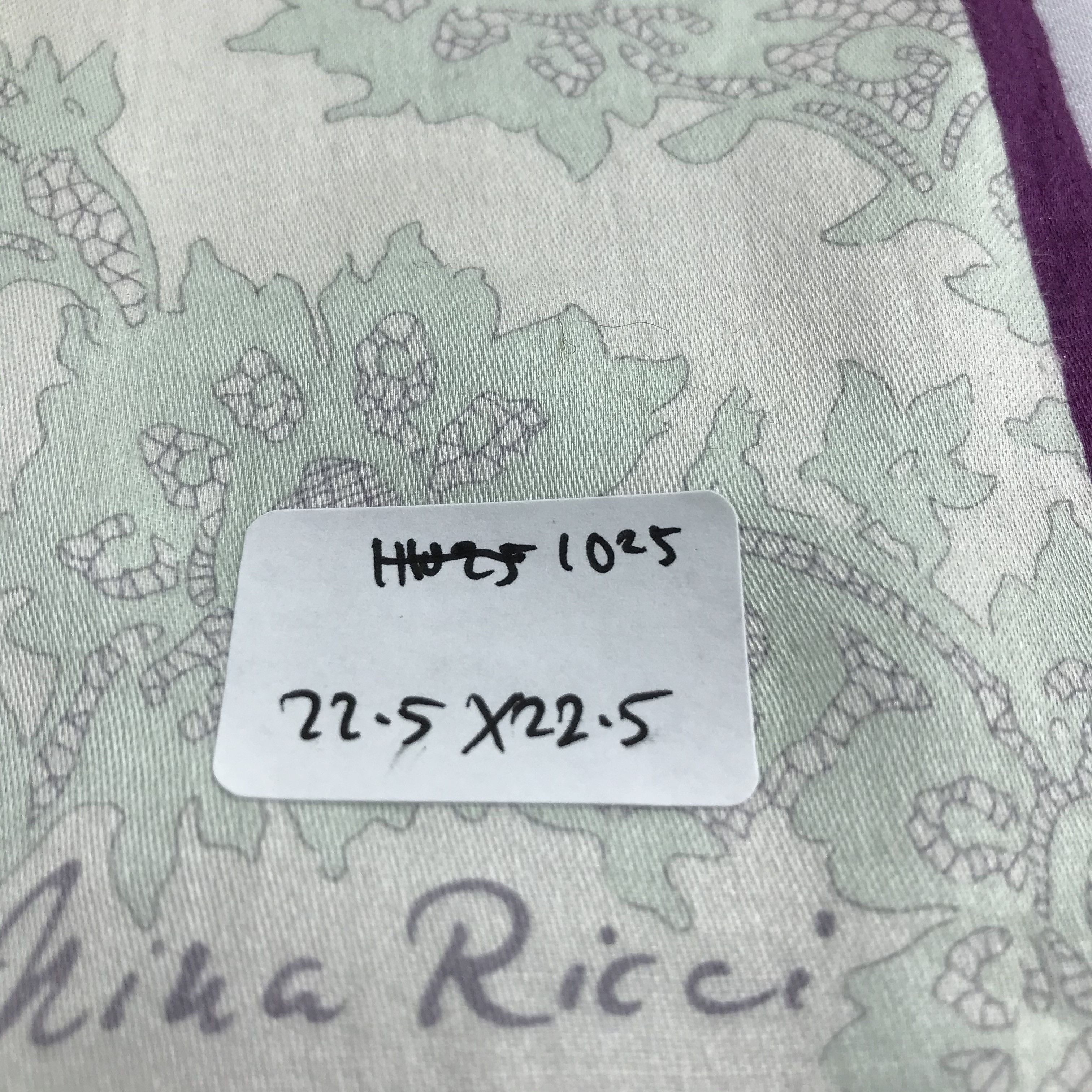 Nina Ricci Nina Ricci Handkerchief Neckerchief Bandana H1025 Size ONE SIZE - 7 Thumbnail