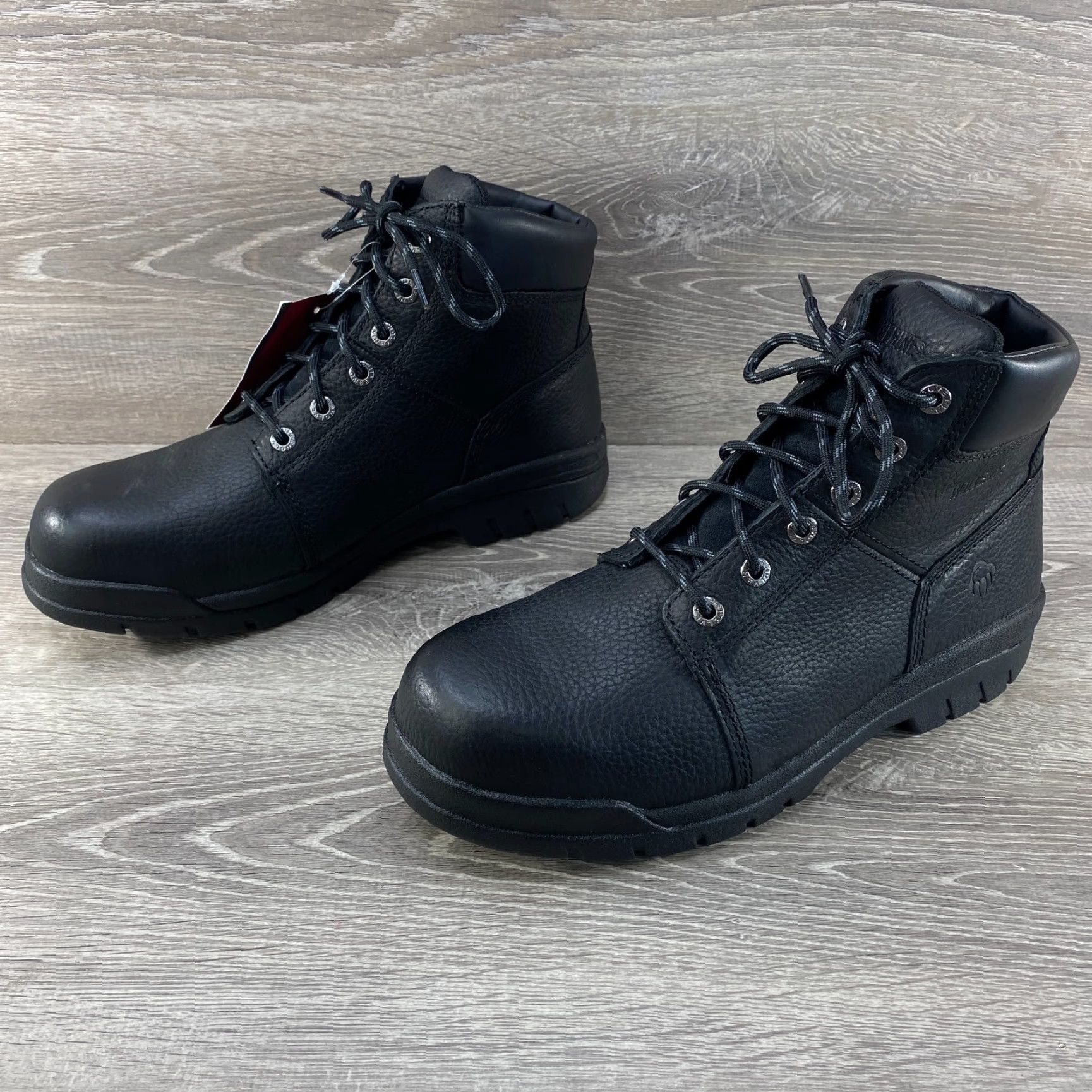 Vintage Wolverine NXT Boots EW 11 Mens Black Leather Lace Up Work Safety Steel Toe NEW Size US 10 / EU 43 - 6 Thumbnail