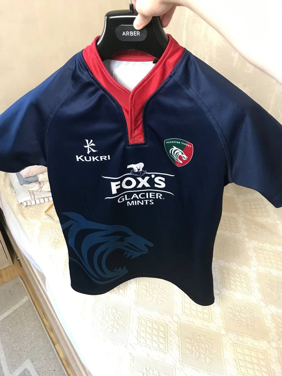 Vintage 🔥 Leicester Tigers Kukri 2018 2019 Jersey Rugby T Shirt Size US S / EU 44-46 / 1 - 5 Thumbnail