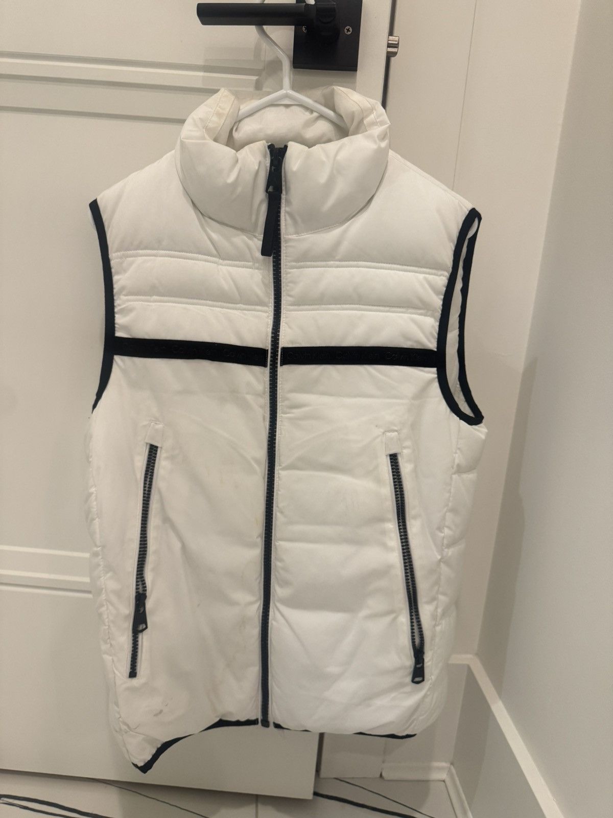 Calvin Klein Calvin Klein White Puffer Vest Size US XS / EU 42 / 0 - 1 Thumbnail