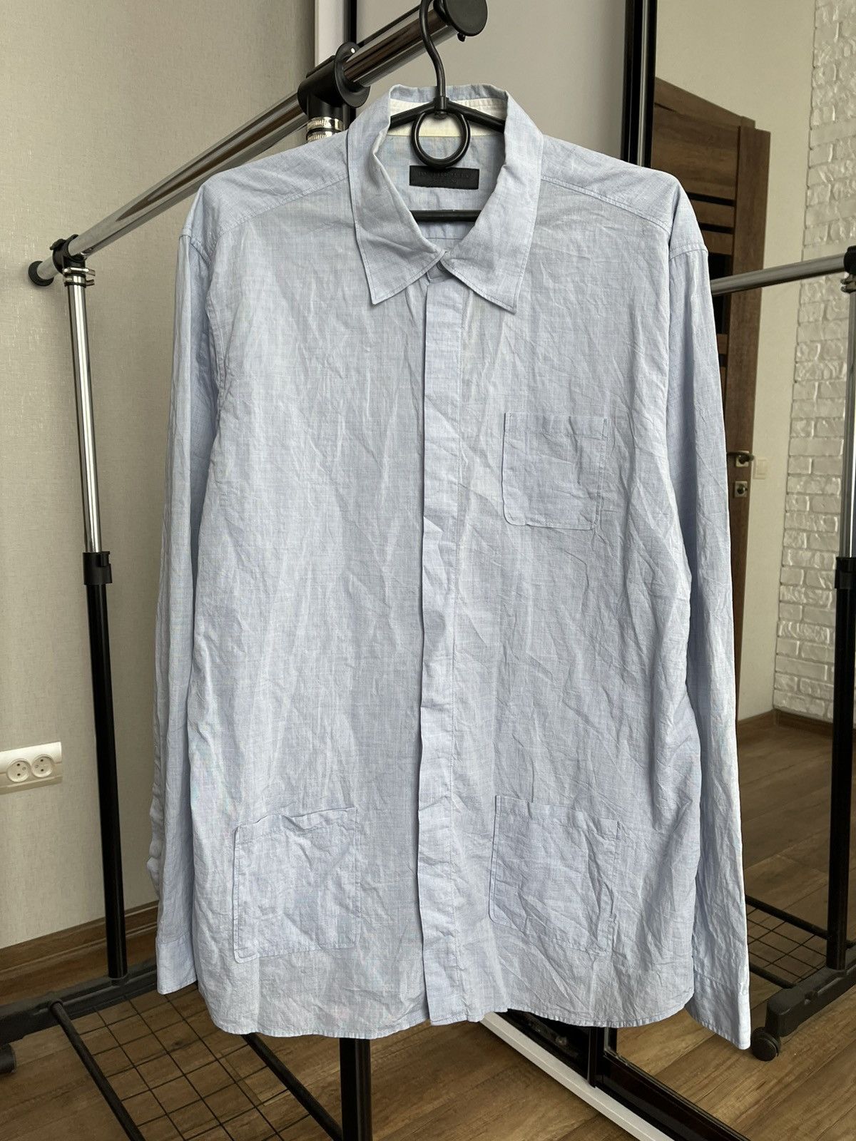 Burberry Prorsum Burberry Prorsum Shirt Button Up Long Sleeve Size US L / EU 52-54 / 3 - 2 Thumbnail