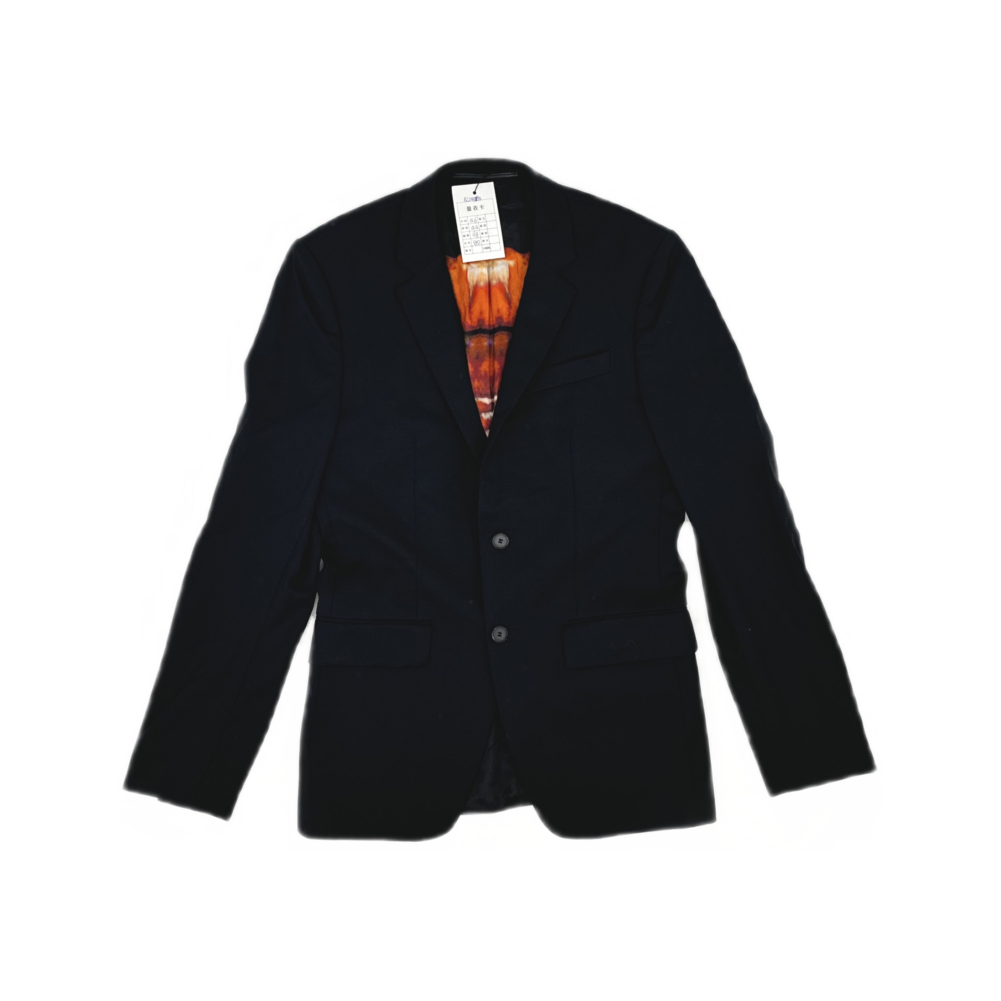Givenchy Givenchy Black Wool Printed Lining Blazer Size 36R Size 36R - 1 Thumbnail