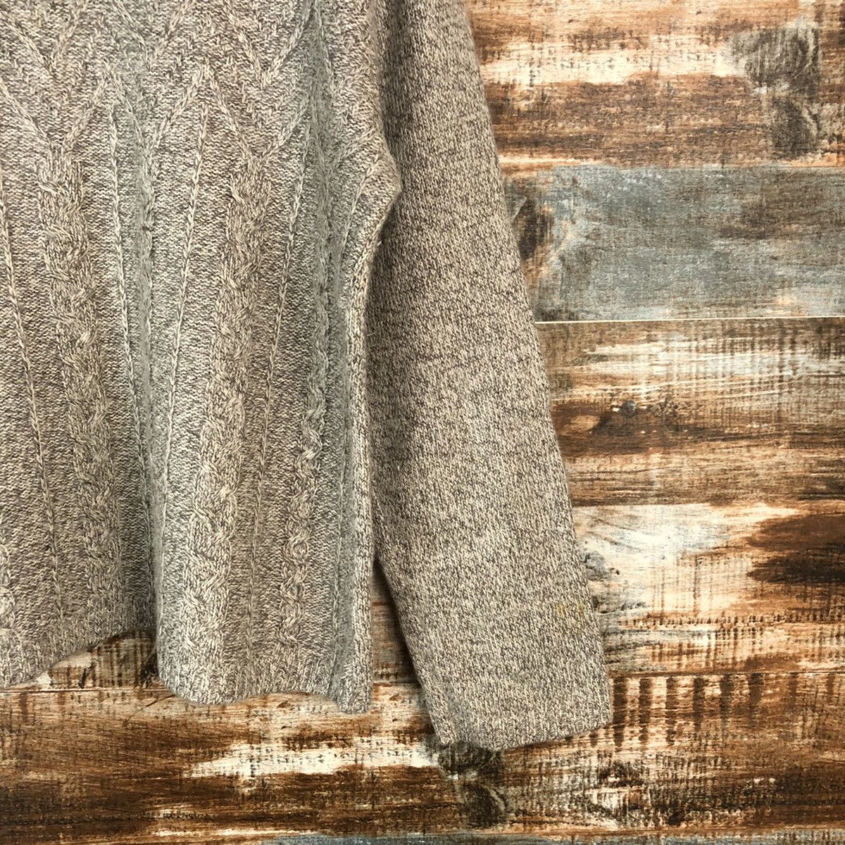 Homespun Knitwear × Japanese Brand Lya Bacot japan vintage Grey Knitwear #A1737 Size S / US 4 / IT 40 - 8 Thumbnail