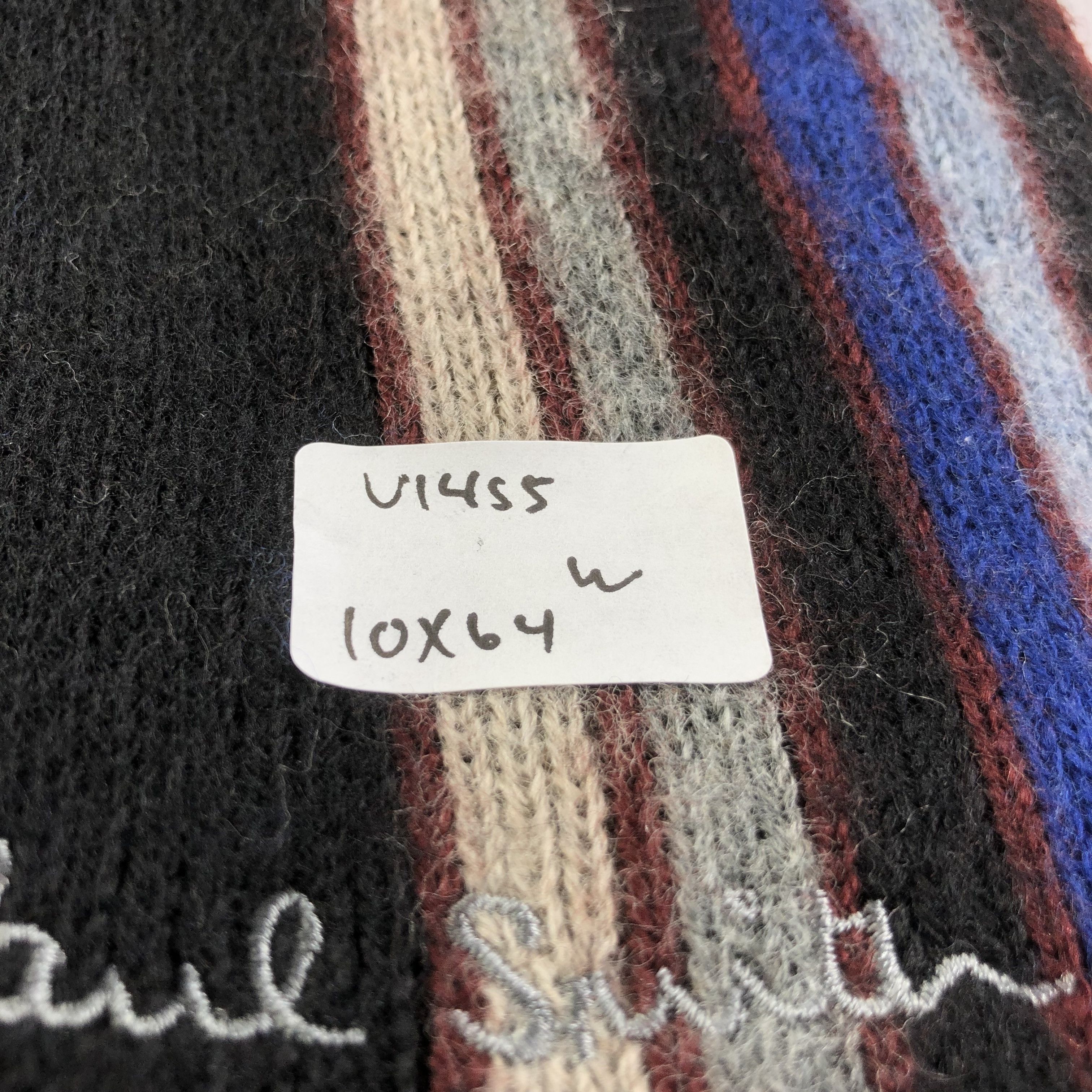 Paul Smith Paul Smith Striped Knit Wool Scarf Muffler V1455 Size ONE SIZE - 7 Thumbnail