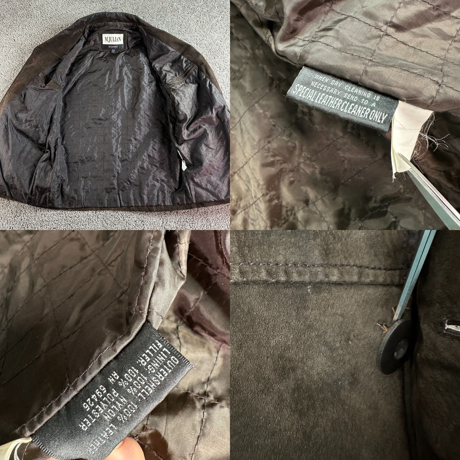 Vintage VINTAGE Wilsons Leather Jacket Mens M 90s Style Brown Leather Overcoat Shirt Jacket Casual Mens 90s Wilsons Leather M Brown Jacket Size US M / EU 48-50 / 2 - 8 Thumbnail