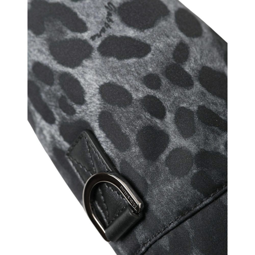 Dolce & Gabbana Dolce & Gabbana Black Leopard Round Slim Tote Bottle Cage Ba Size ONE SIZE - 4 Thumbnail