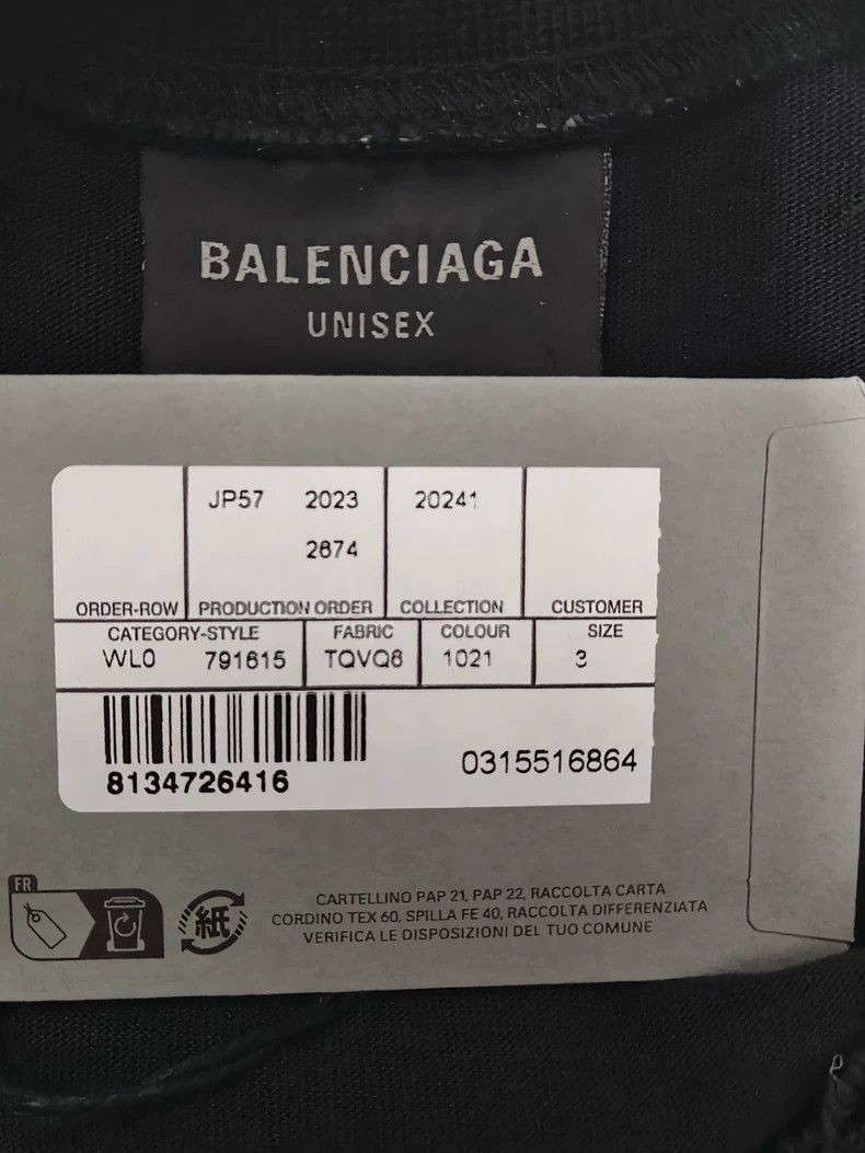 Balenciaga Balenciaga 24ss Tape 3 B 2-in-1 Patchwork Wash Break Short Size US L / EU 52-54 / 3 - 5 Thumbnail