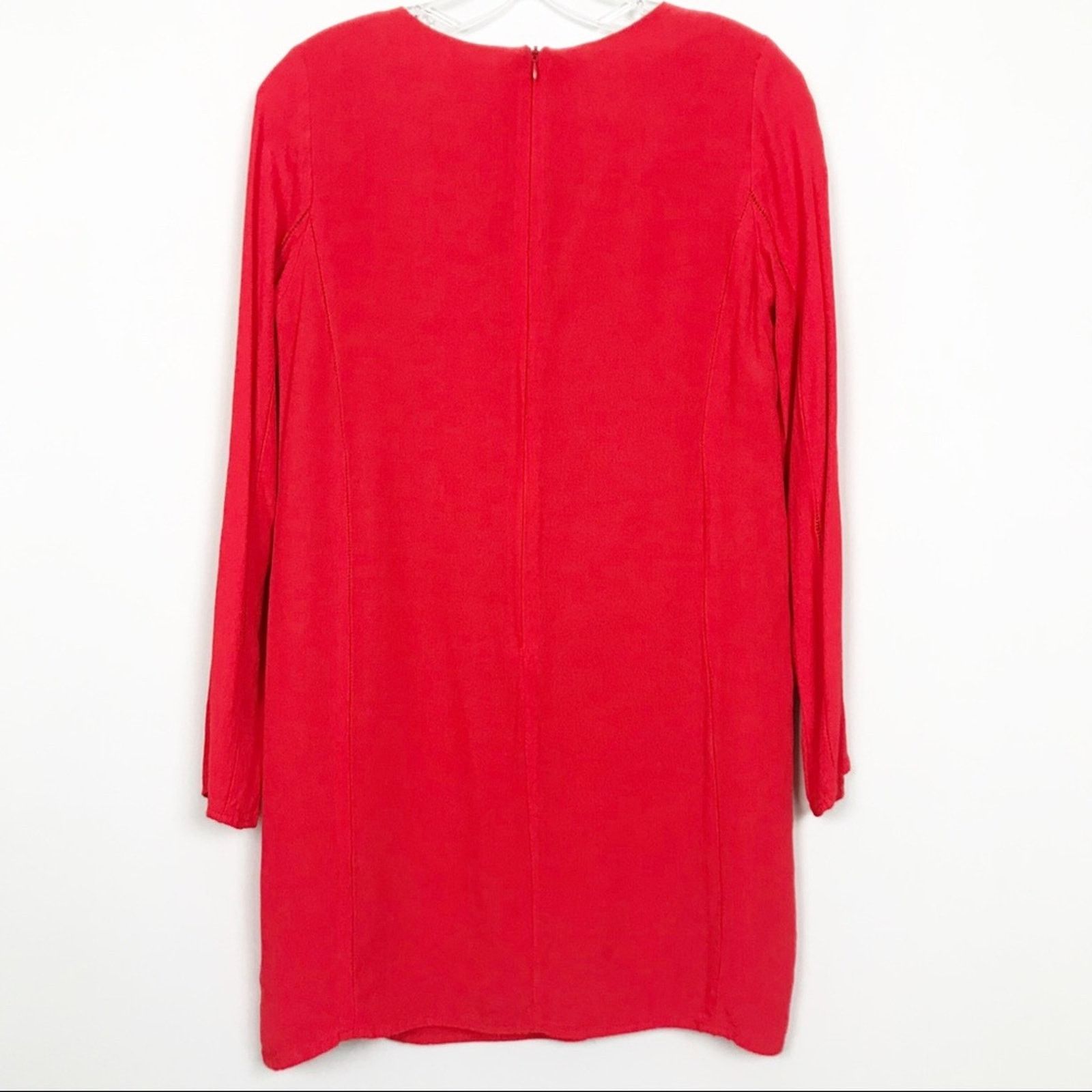 Other Everly Red Long Sleeve Shift Dress Sz S Size S / US 4 / IT 40 - 7 Thumbnail