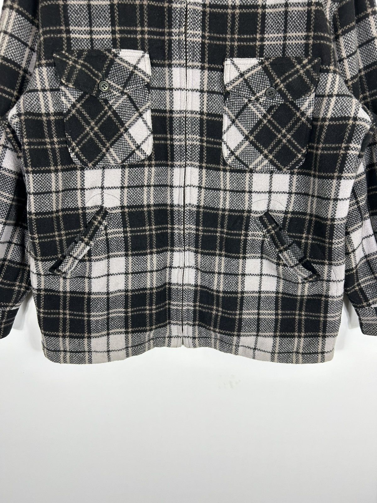 Vintage ⚡️Vintage Cotton Company Flannel Button Chore Shirt Jacket Size US L / EU 52-54 / 3 - 5 Thumbnail