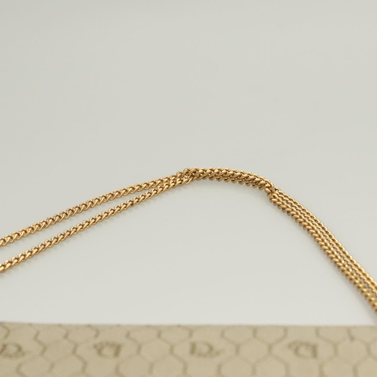 Dior DIOR Honeycomb Canvas Chain Shoulder Bag Pvc Beige Gold Size ONE SIZE - 8 Thumbnail