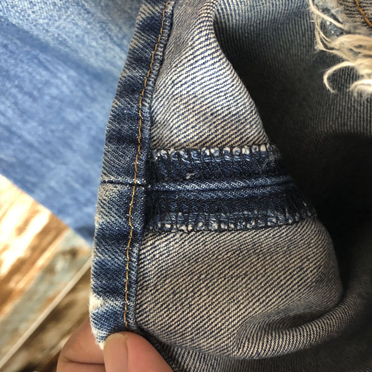 Levi's 501 Levis Blue Distressed ripped Denim Pants #A1443 Size US 30 / EU 46 - 21 Thumbnail