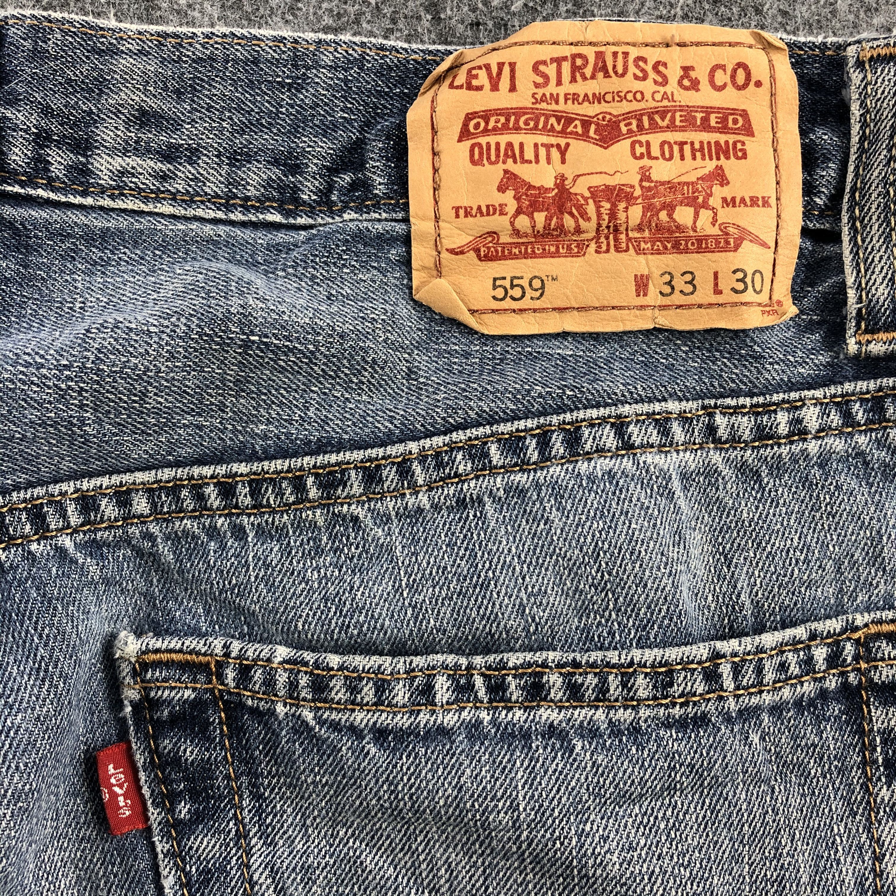Levi's × Vintage Vintage Levis Jeans Lot 559-JM798 Size US 34 / EU 50 - 6 Thumbnail
