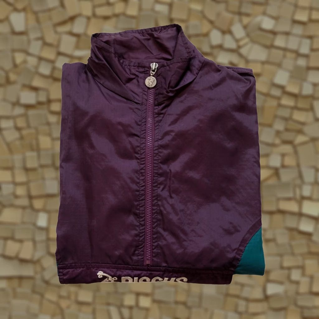 Etro VINTAGE DISCUS 90s RETRO NYLON JACKET MD RED 1/4 ZIP PULL OVER WINDHIKER MENS Size US M / EU 48-50 / 2 - 1 Thumbnail