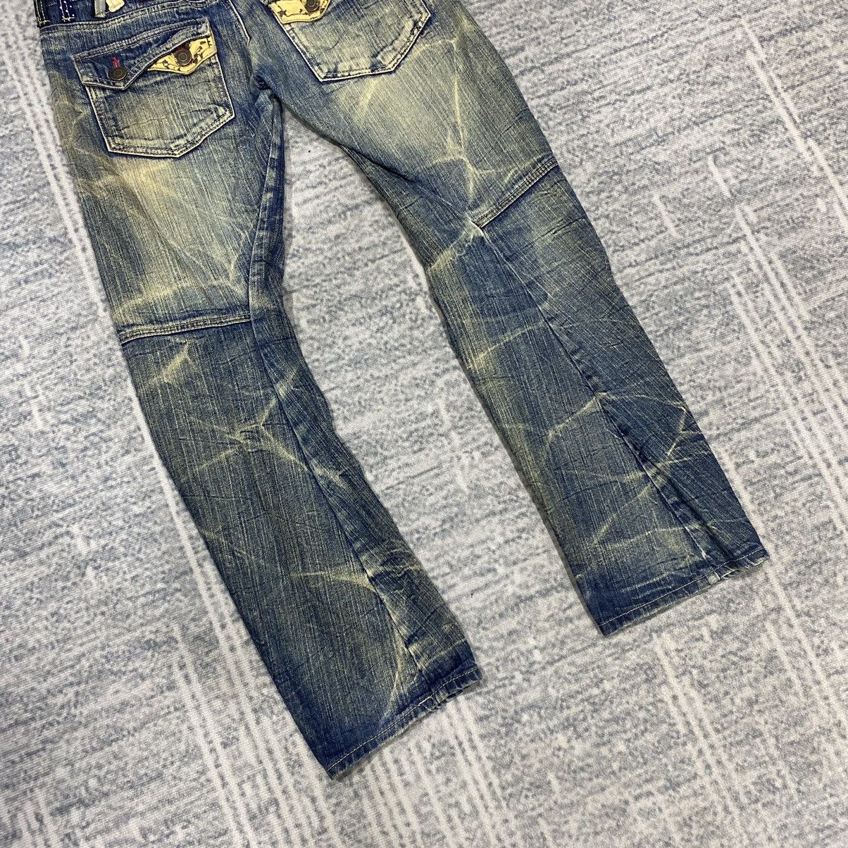 If Six Was Nine Sick☠️ Hysteric Style Double Waist Acid Wash Jeans 80s Size US 30 / EU 46 - 10 Thumbnail