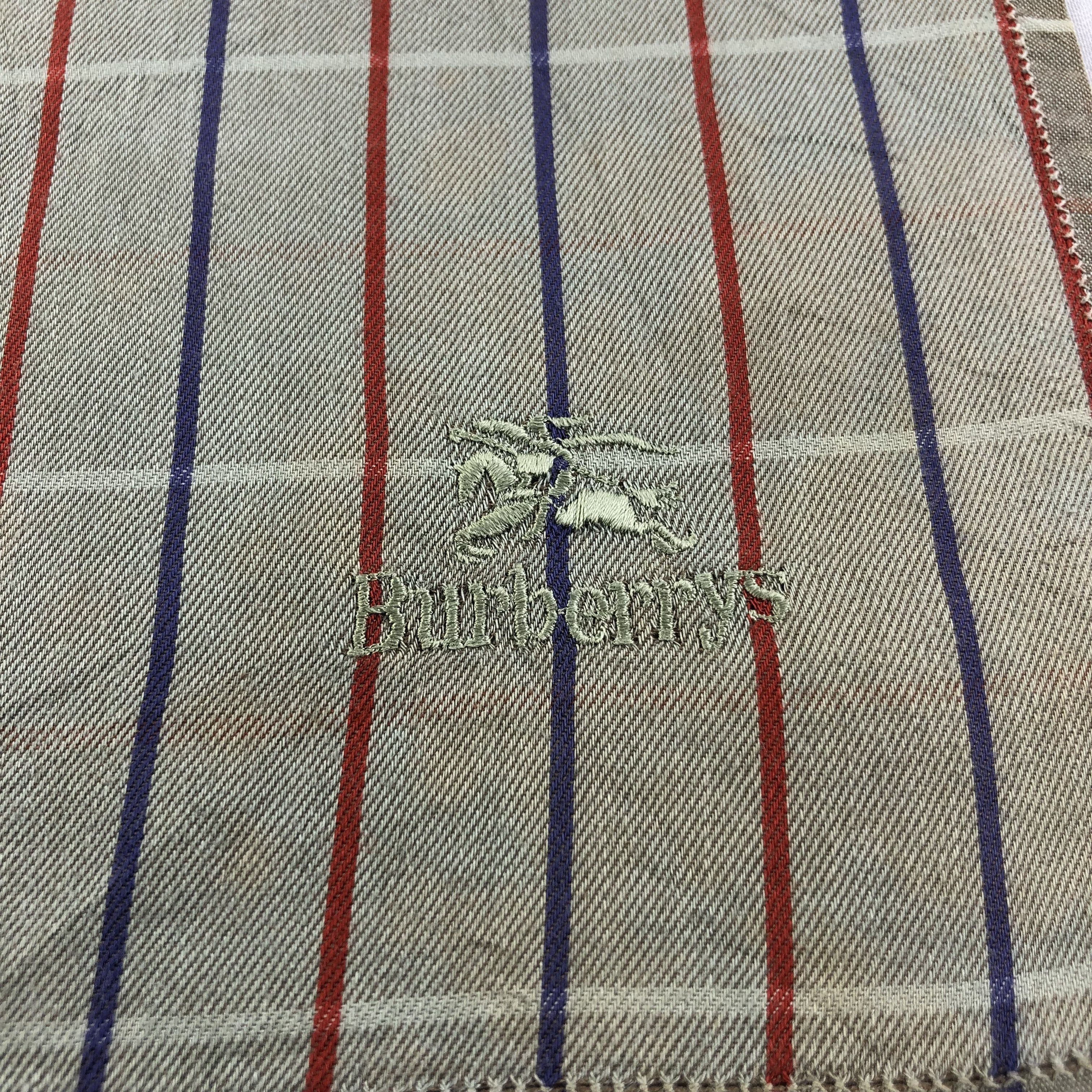 Burberry Burberrys Handkerchief Neckerchief Bandana H1571 Size ONE SIZE - 4 Thumbnail