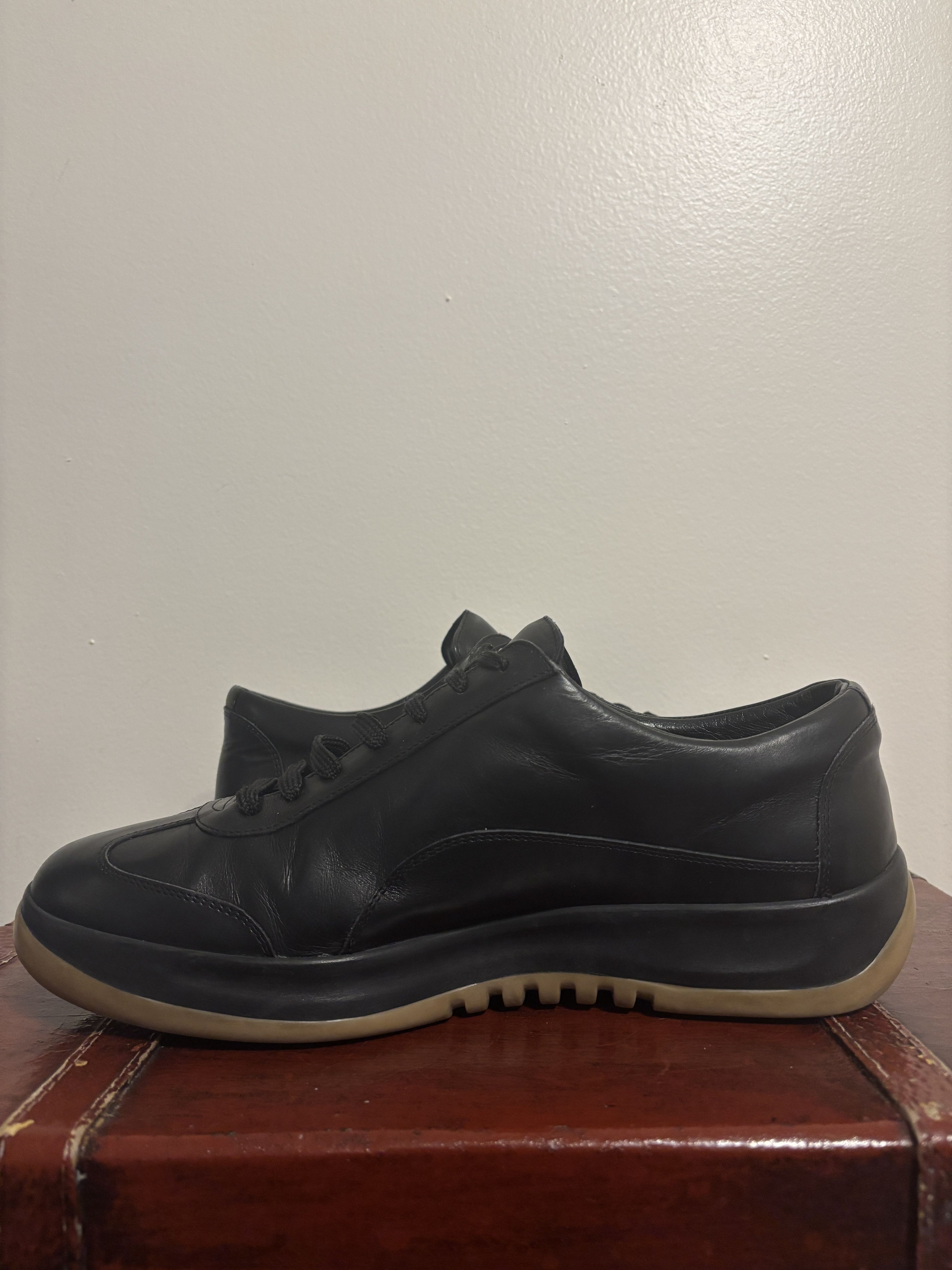 Louis Vuitton RARE 2003 Vintage LV Sports Black Leather Sneaker Size US 10.5 / EU 43-44 - 11 Thumbnail