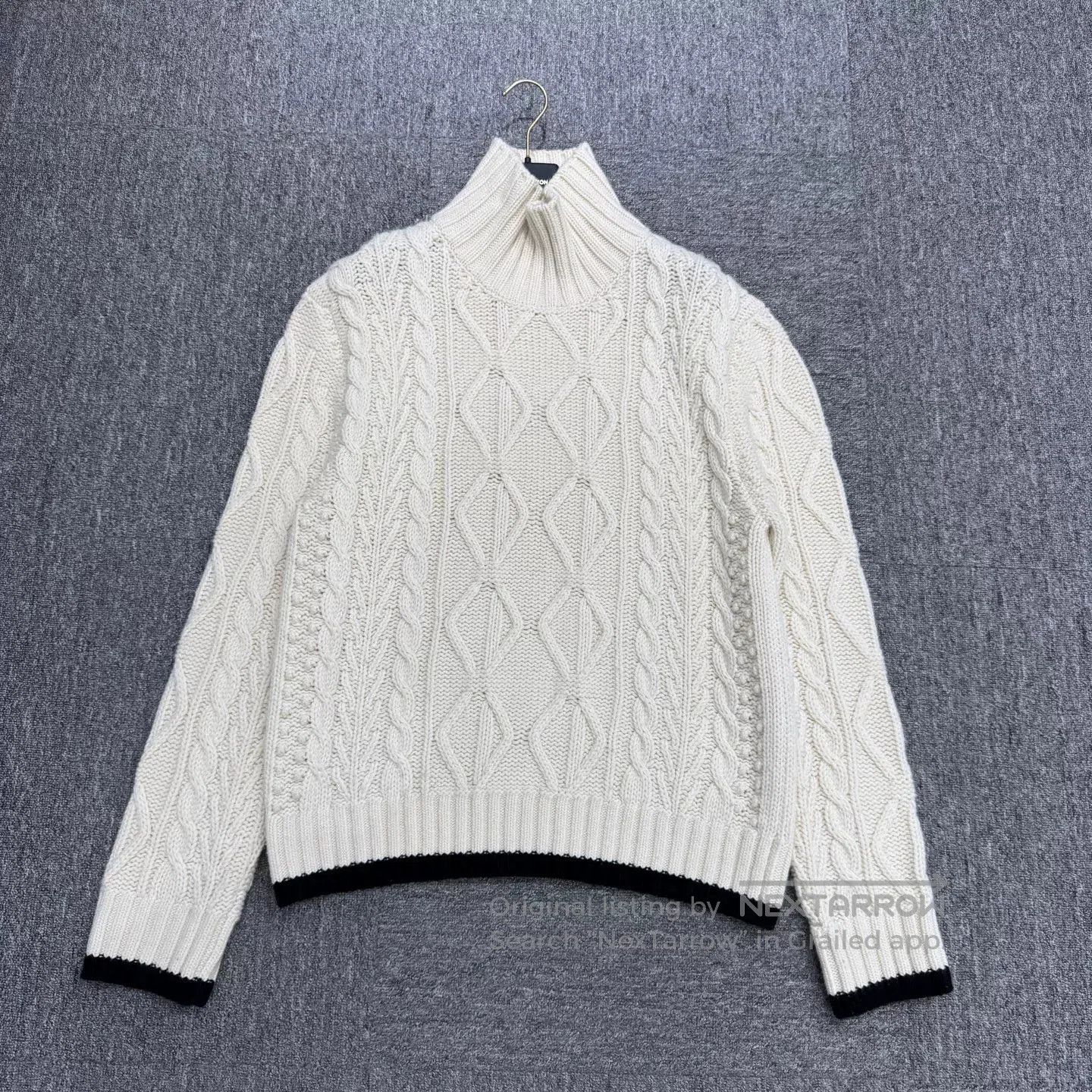 Dior Dior Cable Knit Wool Sweater. Size US L / EU 52-54 / 3 - 1 Thumbnail