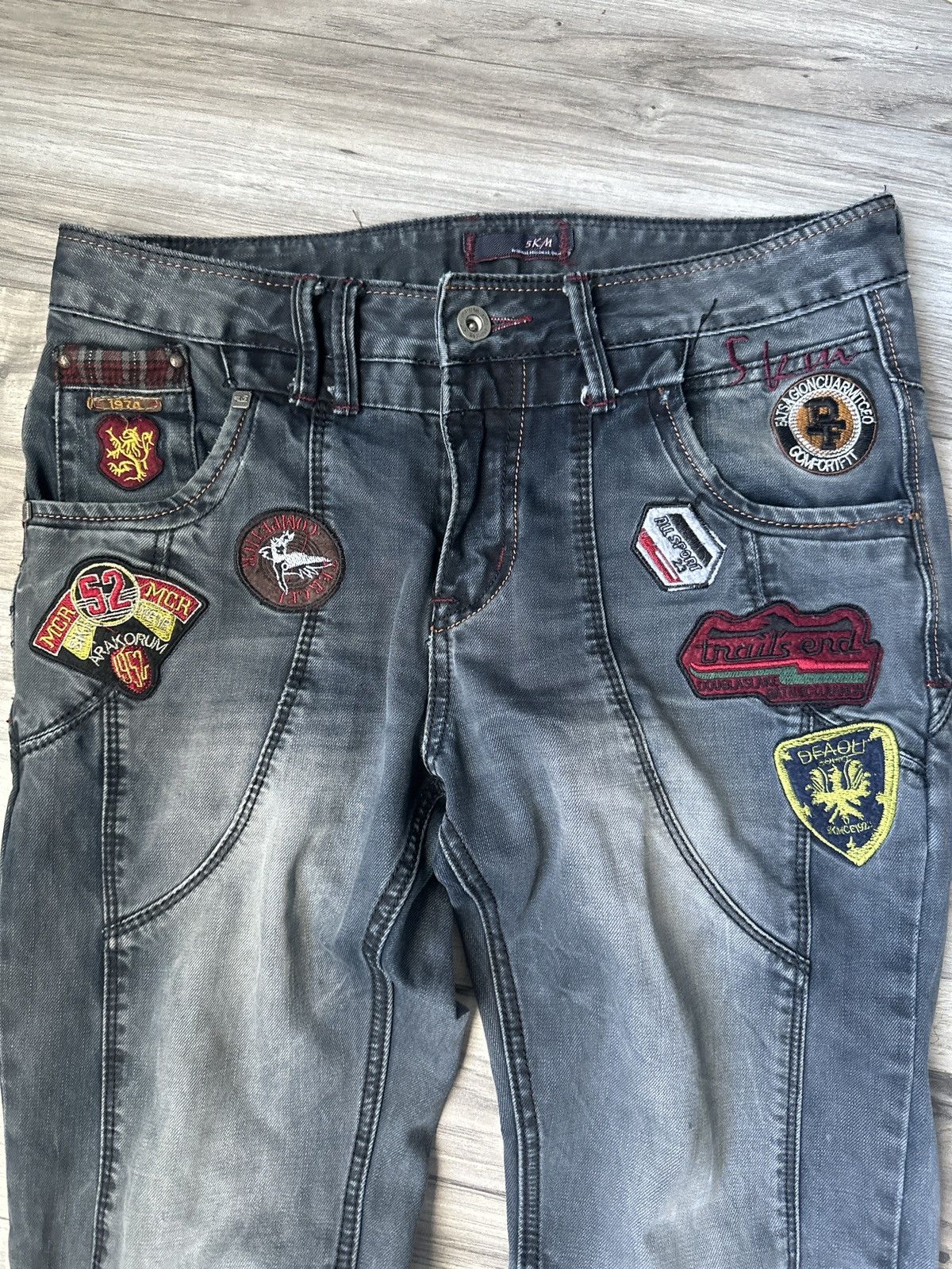 Vintage SKM DENIM Vintage denim Size US 33 - 1 Thumbnail