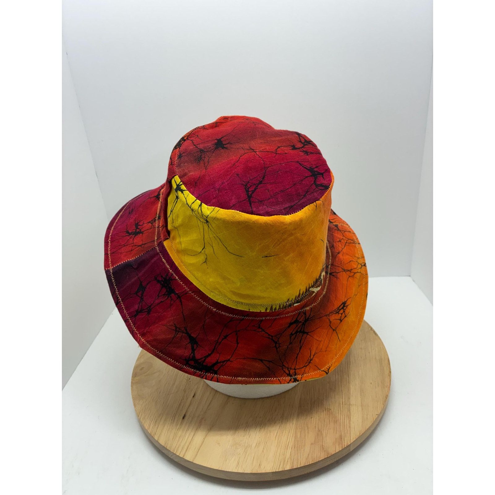Other Waxed Cotton Bucket Hat Large | Water Resistant Patchwork Size ONE SIZE - 4 Thumbnail