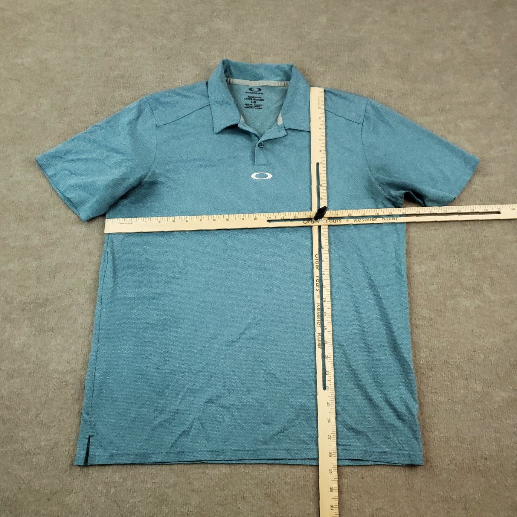 Oakley Oakley Mens Large Blue Polo Shirt Regular Fit Short Sleeve Golf Tennis Size US L / EU 52-54 / 3 - 2 Thumbnail
