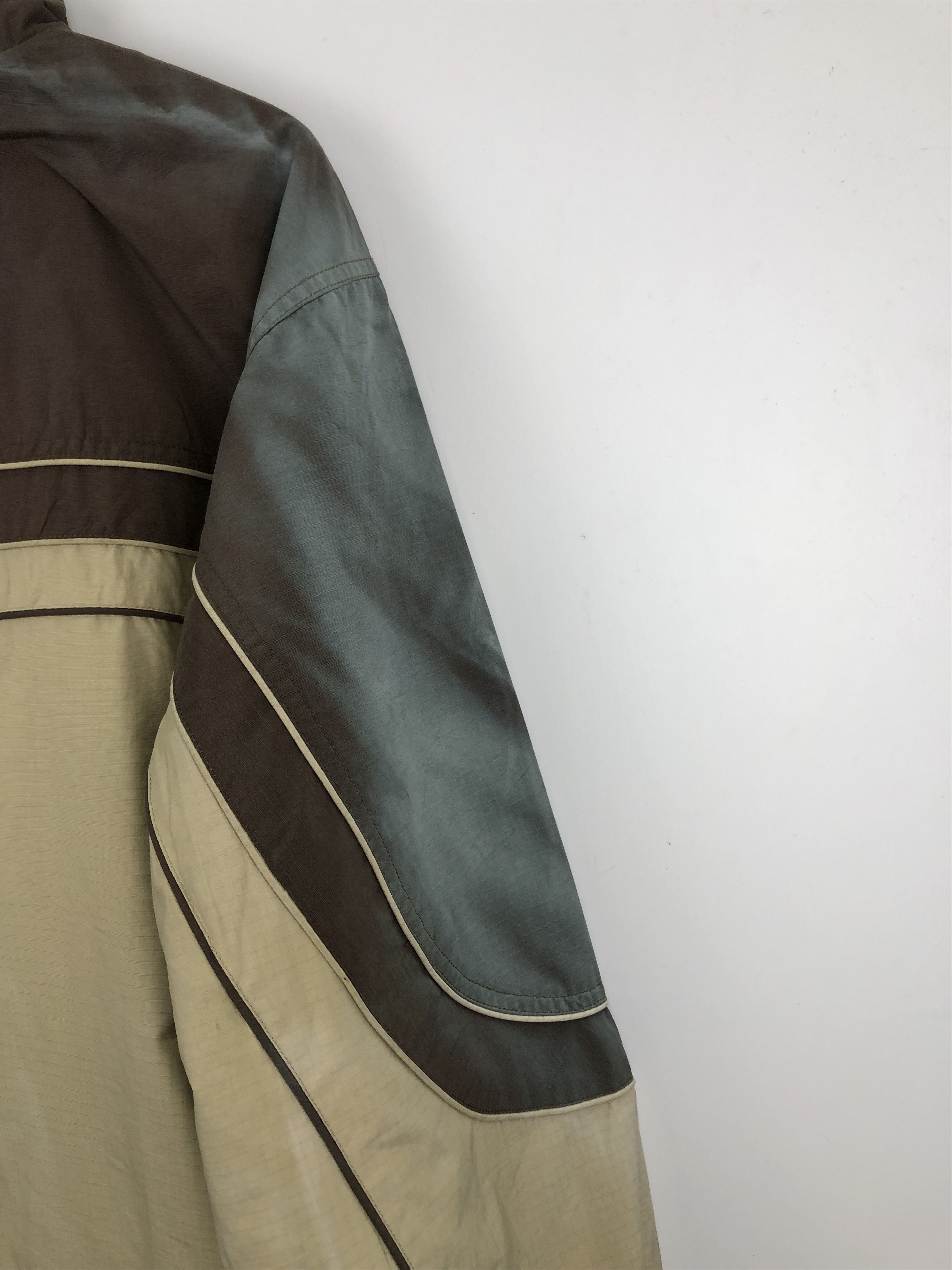 O'Neill Vintage 90s Oneill Zipper Jacket Striped Windbreaker J0775 Size US M / EU 48-50 / 2 - 10 Thumbnail