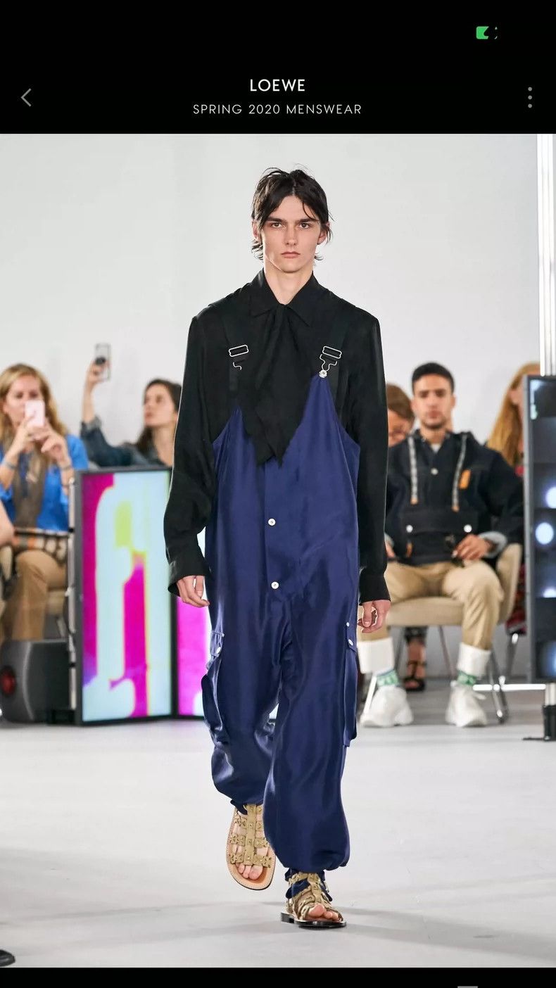 Loewe Loewe Spring/Summer 20 Show Silk Pants Size US 28 / EU 44 - 1 Thumbnail