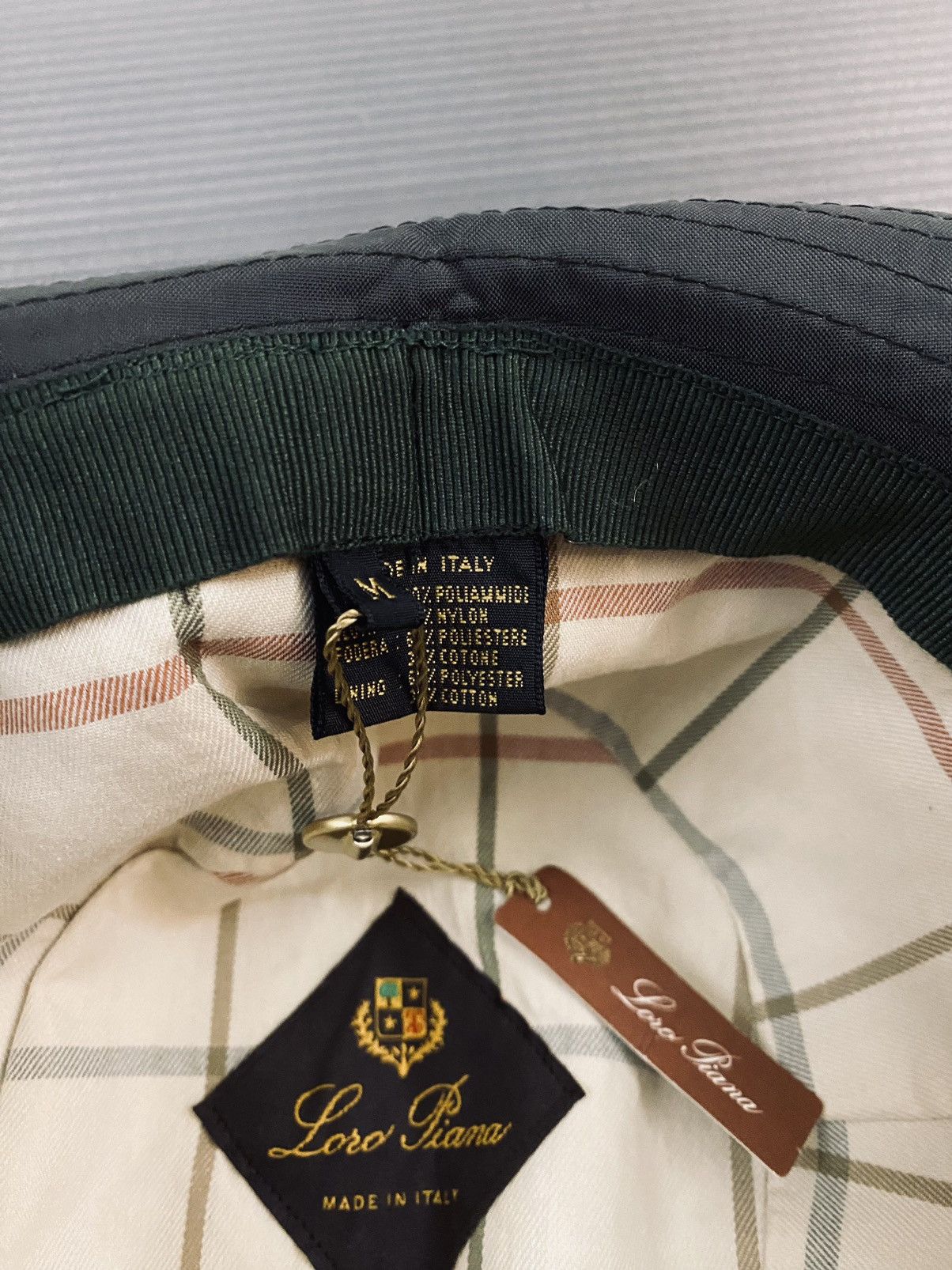Loro Piana Loro Piana 🇮🇹 Lichen green stormsystem bucket hat unisex NEW Size ONE SIZE - 7 Thumbnail