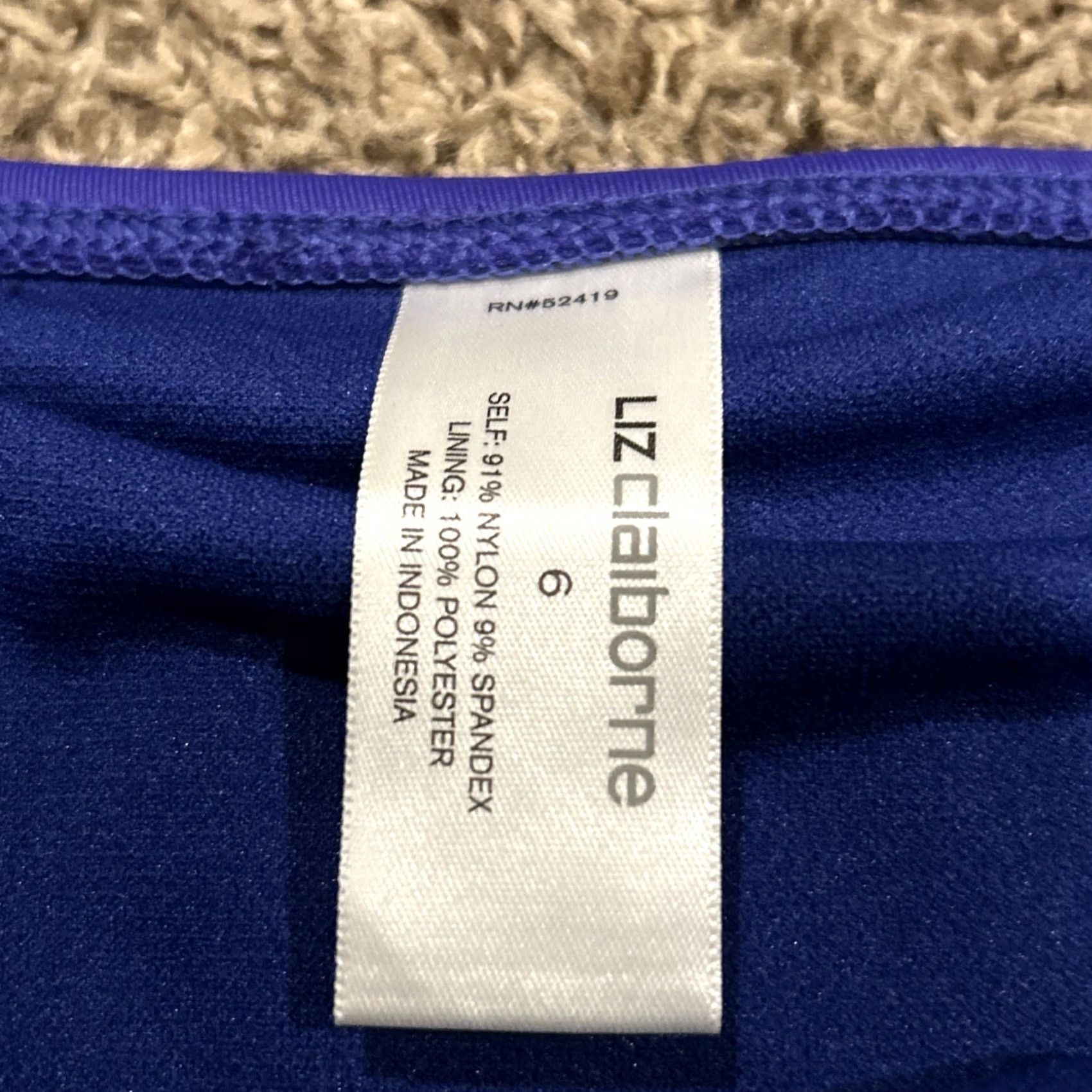 Liz Claiborne Liz Claiborne Swim Skirt Purple Size 6 NWT A14 Size 28" / US 6 / IT 42 - 2 Thumbnail